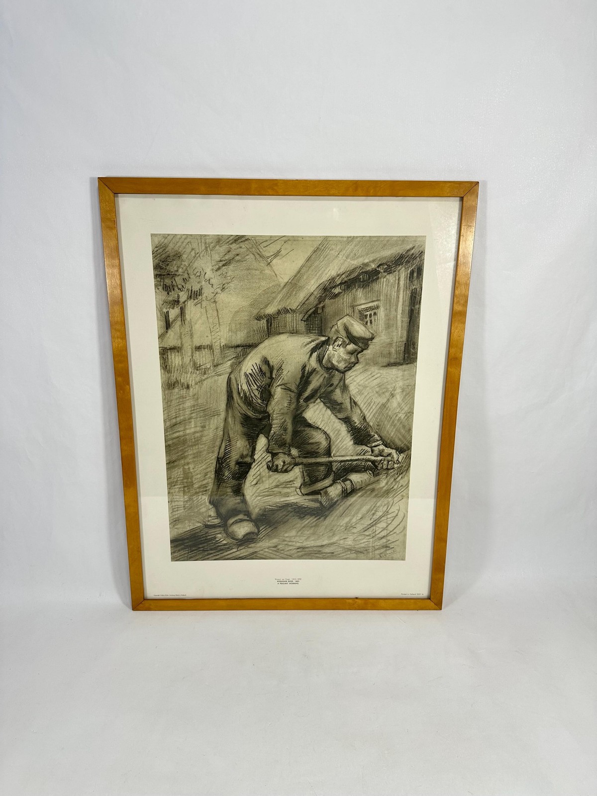 Vincent van Gogh Reproduction: A Pesant Working Art Print