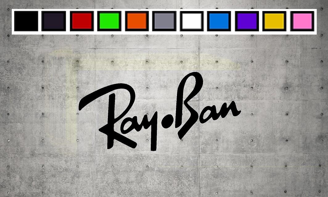 Ray Ban LOGO Vinyl Decal Sticker Emblem Car Truck Window 4" 6" 8"