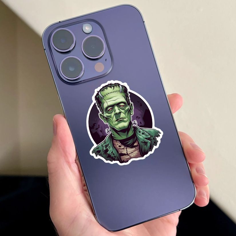 Frankenstein , Haloween, Sticker, Peel N' Stick, Different Sizes