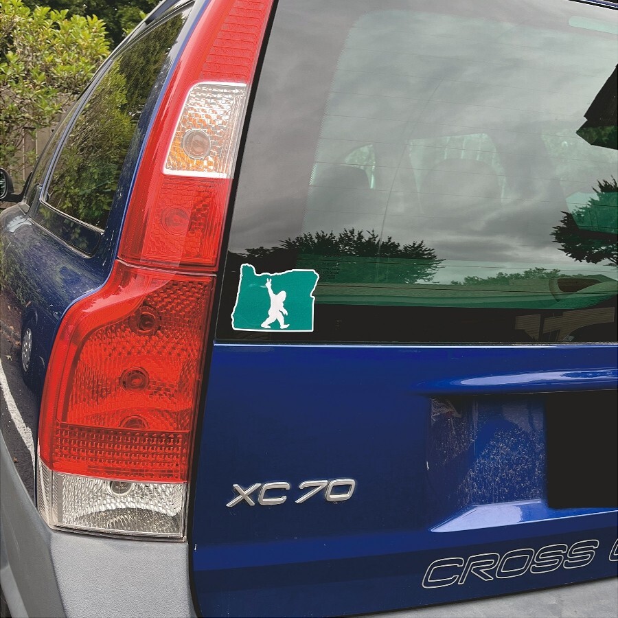 Sasquatch aka Bigfoot or Yeti 7-PACK – High Quality Laminated Stickers Oregon