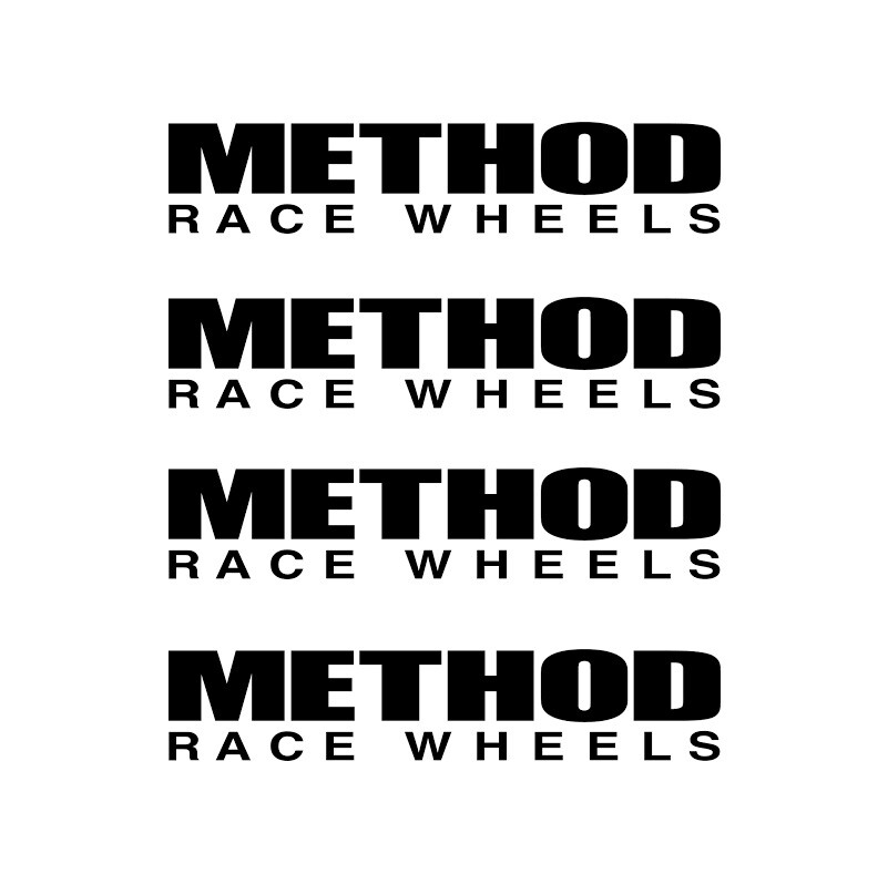 Method Race Wheels Decal Vinyl Truck Tundra 4runner Raptor Offroad Sticker