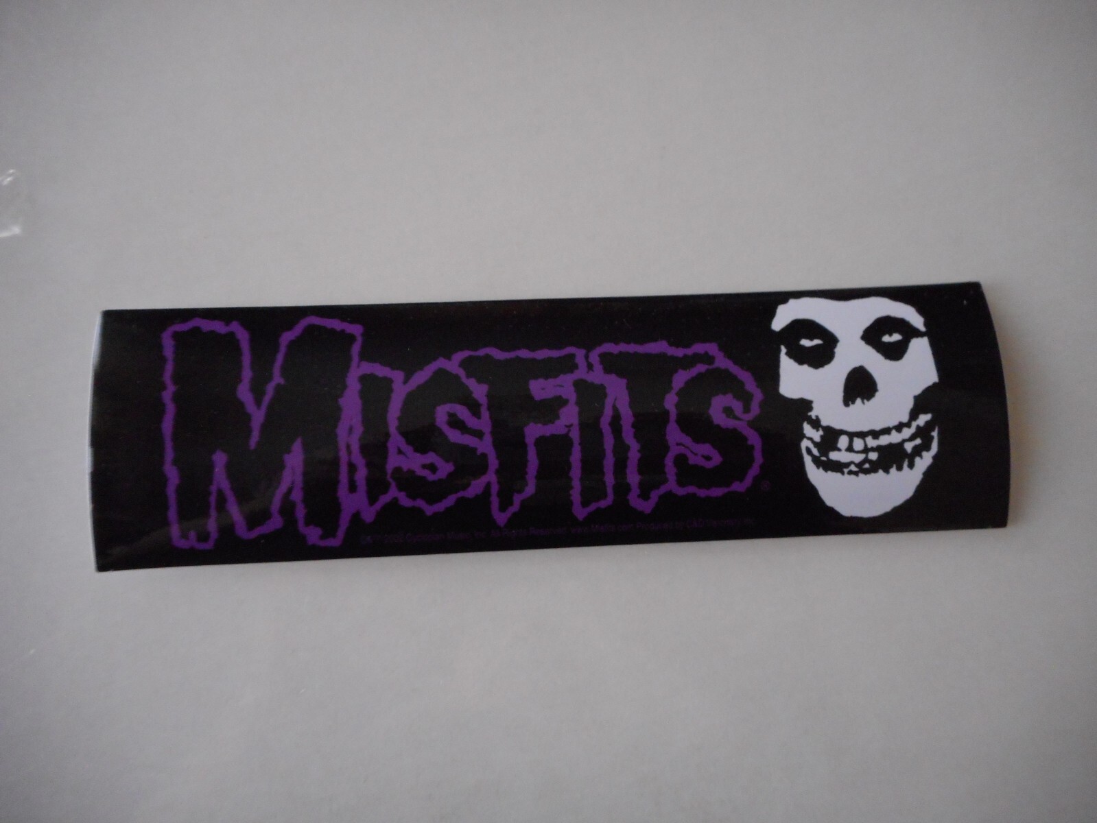 The Misfits – Logo Skull – Sticker Decal – 7" X 2"