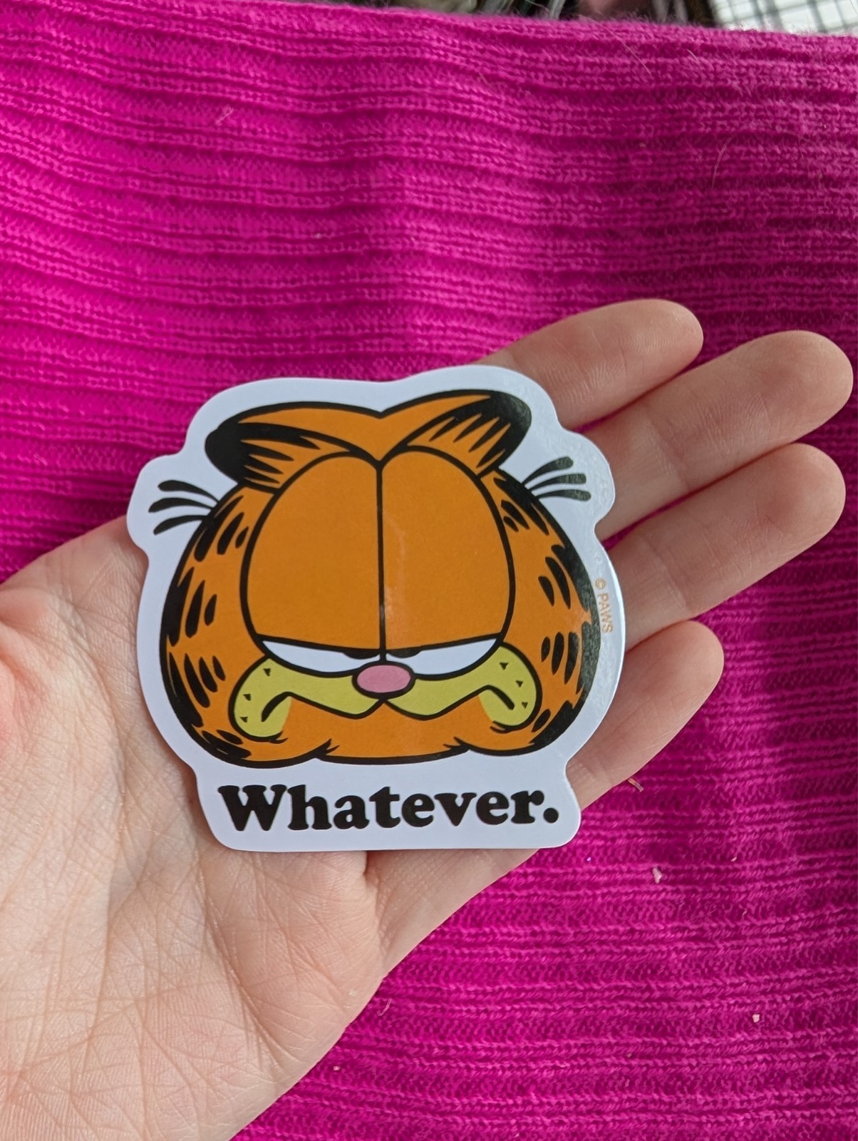 STICKER, Garfield, Sassy cat, Odis, Cartoon