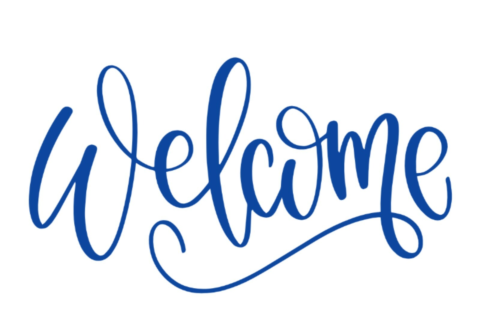 WELCOME Door window wall Sticker Decal Self Adhesive Vinyl 9"W × 5" T