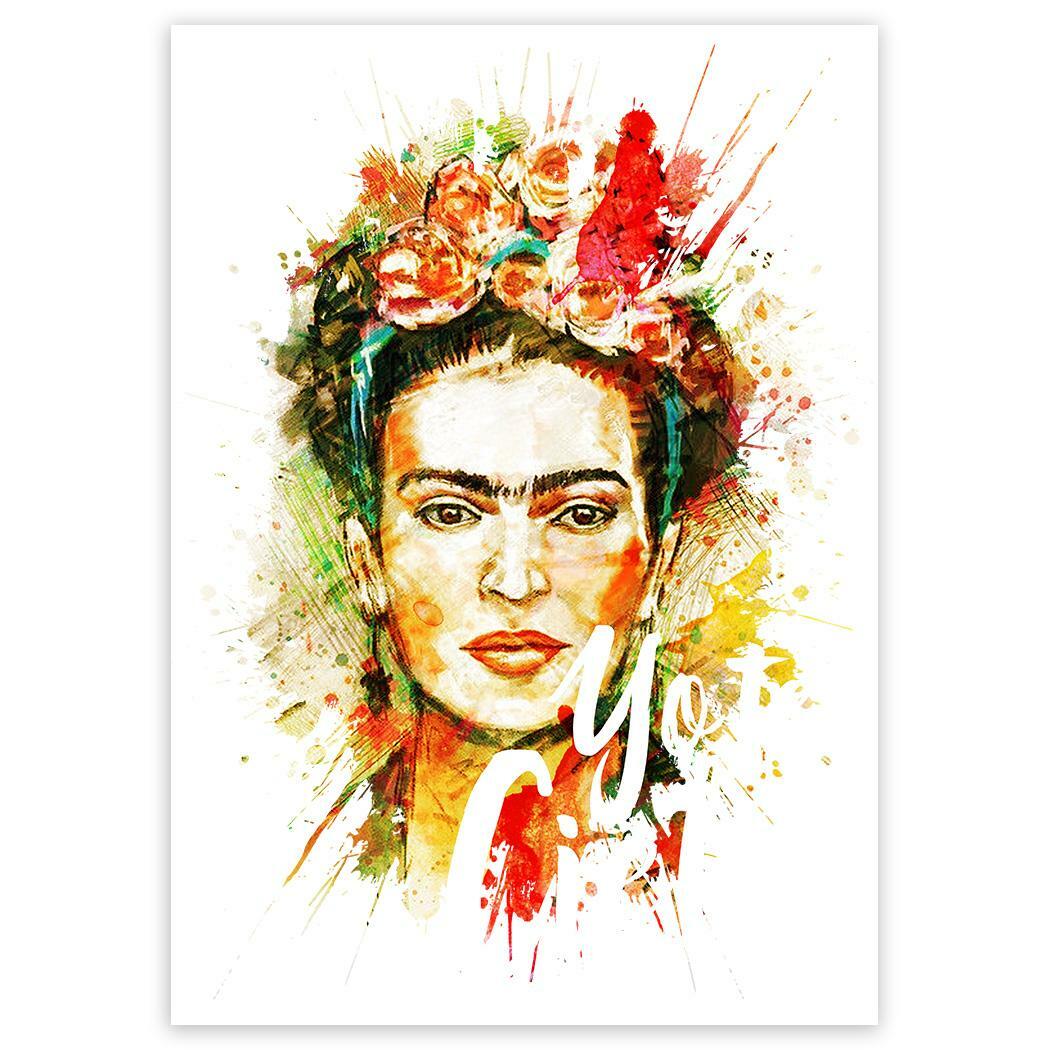 Gift Sticker : Frida Kahlo Yo Te Cielo Decor Birthday Christmas