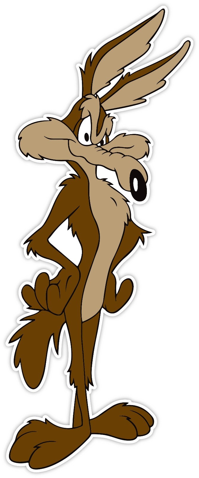 Wile Coyote Cartoon Sticker Decal laptop wall car phone