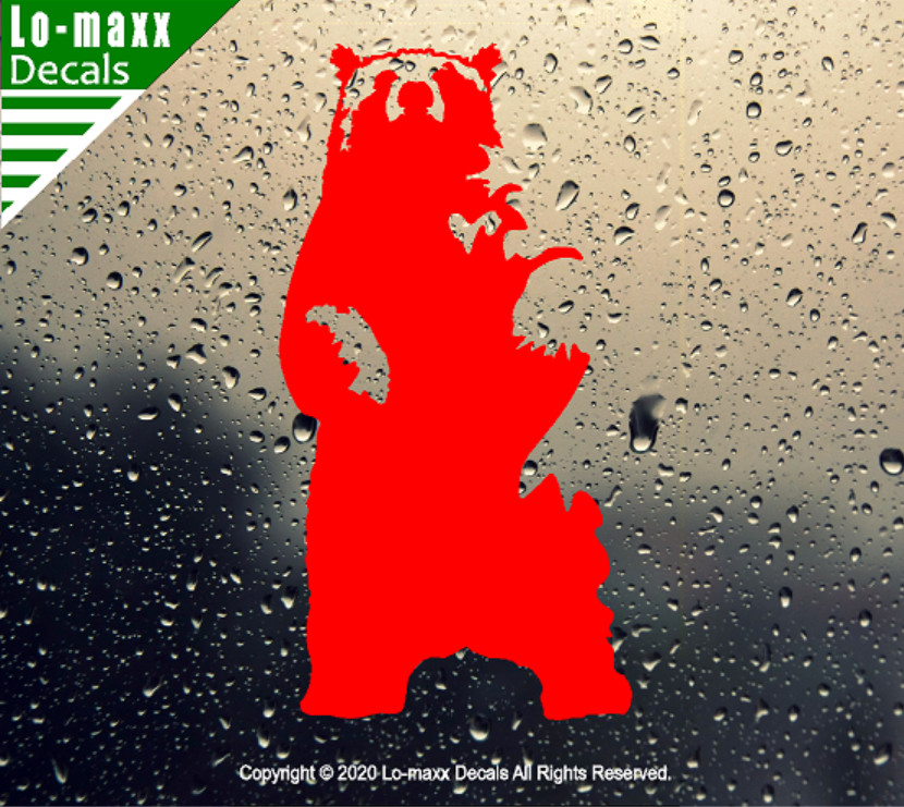 Bear Art Truck Car RVs SUV Trailer Boat Gun Case Hunting Die Cut Vinyl Decal