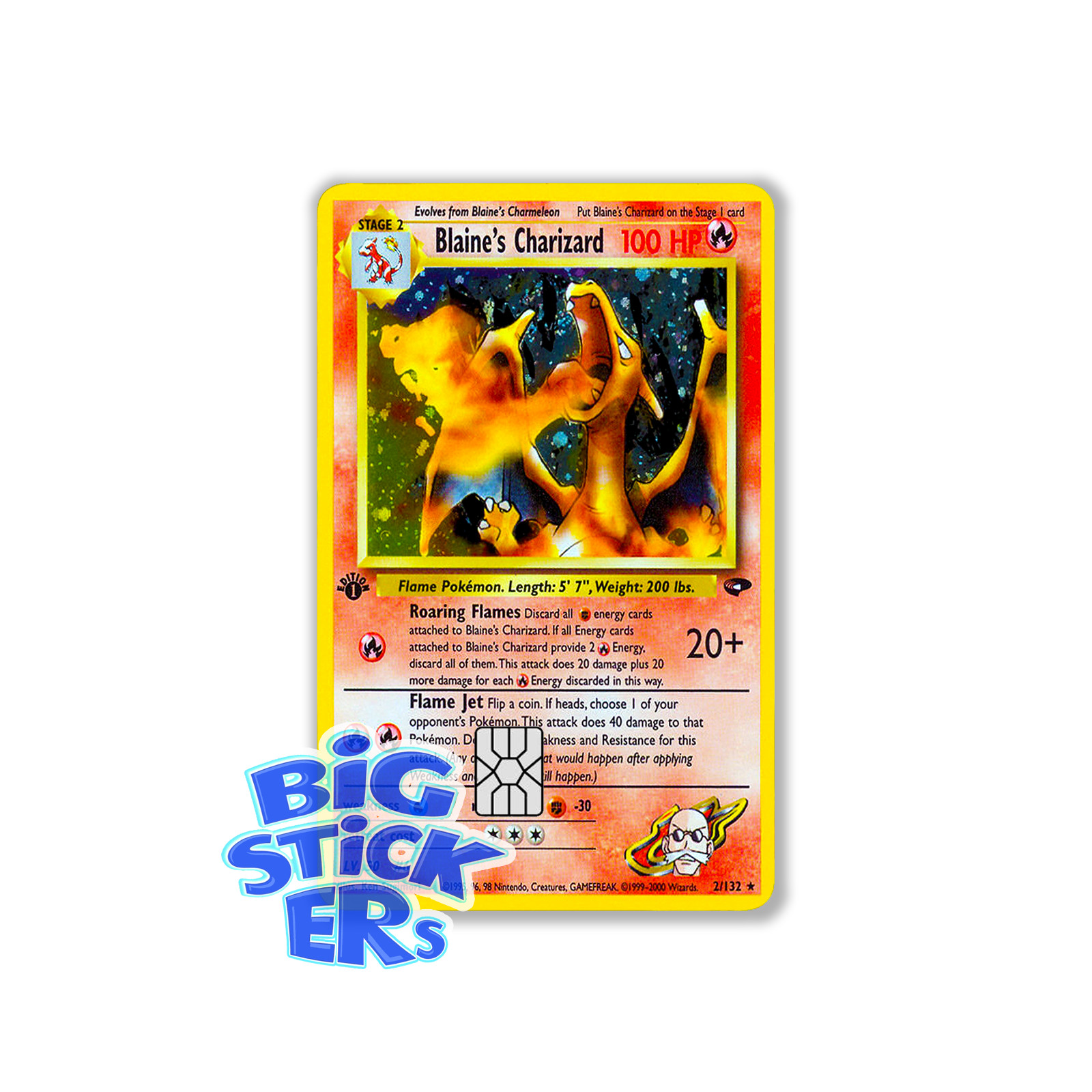 Charizard PTCG Series Credit Card Skin Cover / Decal Die-Cut Sticker