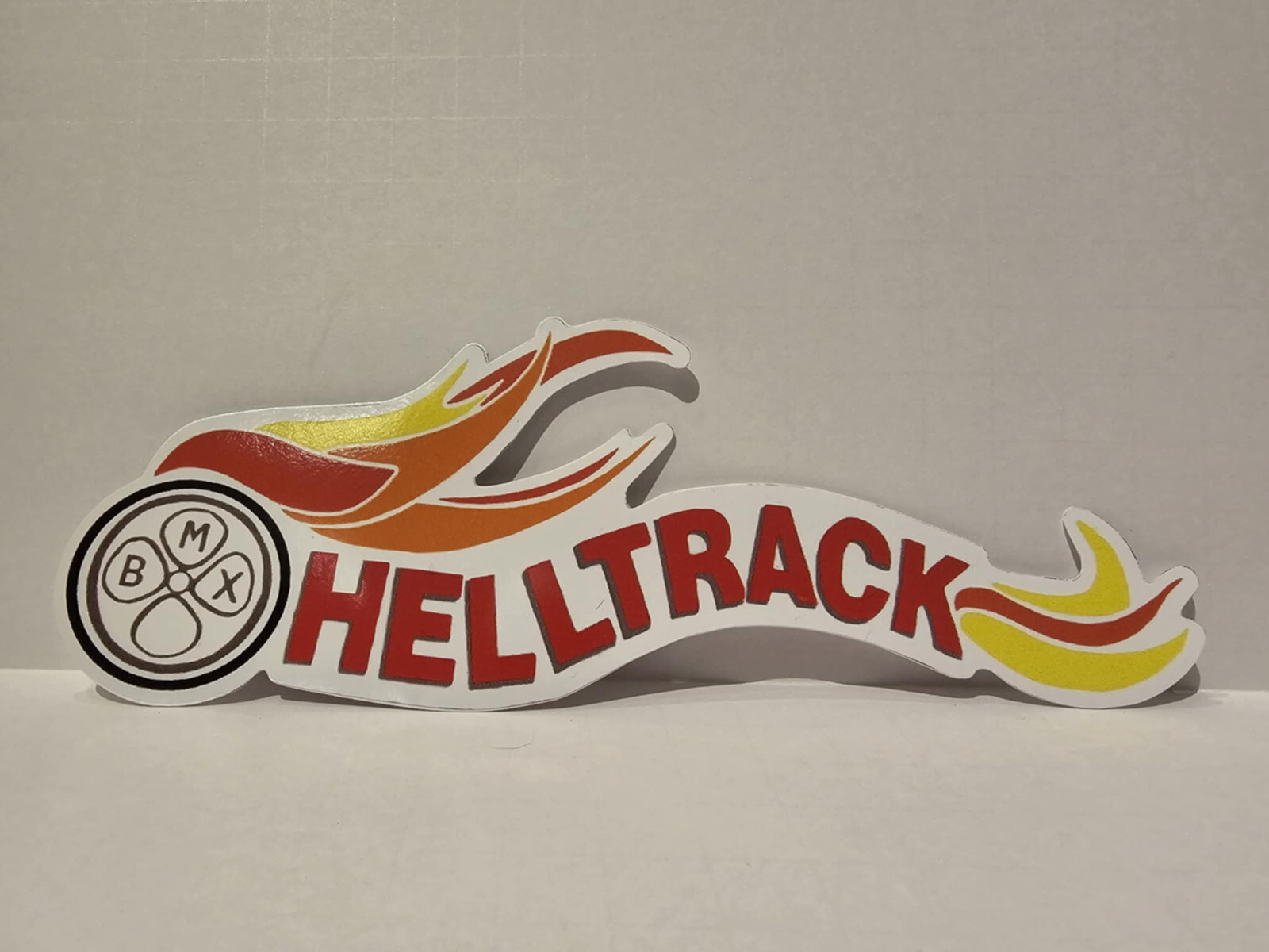 Helltrack | Cru Jones | RAD Movie | BART | Rad Racing | BMX | 8" Vinyl Sticker