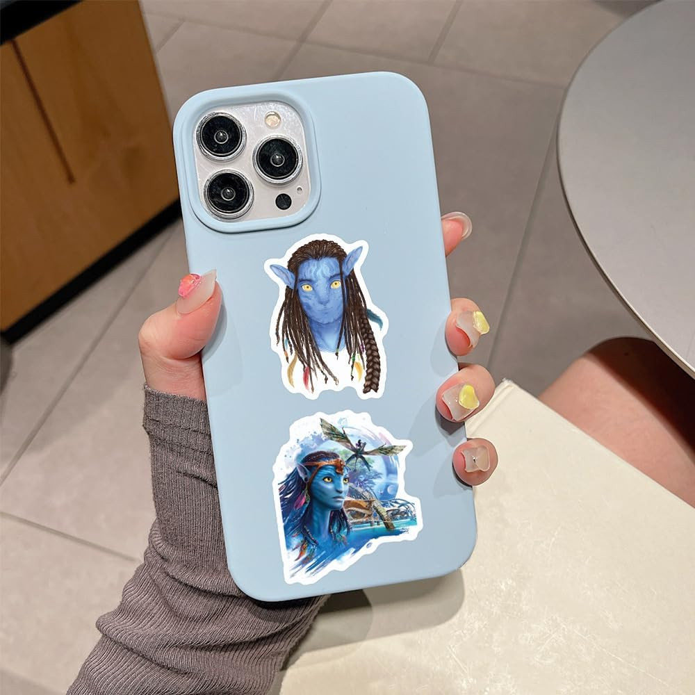 55PCS Movie Avatar Stickers,Water Bottle Stickers Waterproof Vinyl Decals, Movie