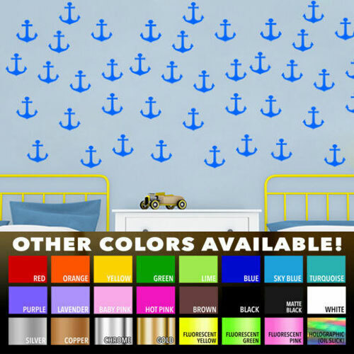 2"x2.3" Small Anchors Home Office Wall Window Vinyl Nursery Room Decal Stickers