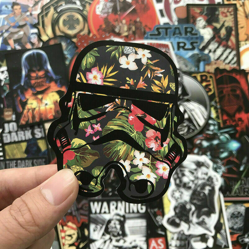 100Pcs Star Wars Vinyl Stickers Pack Bomb Car Laptop Skateboard Luggage Decals