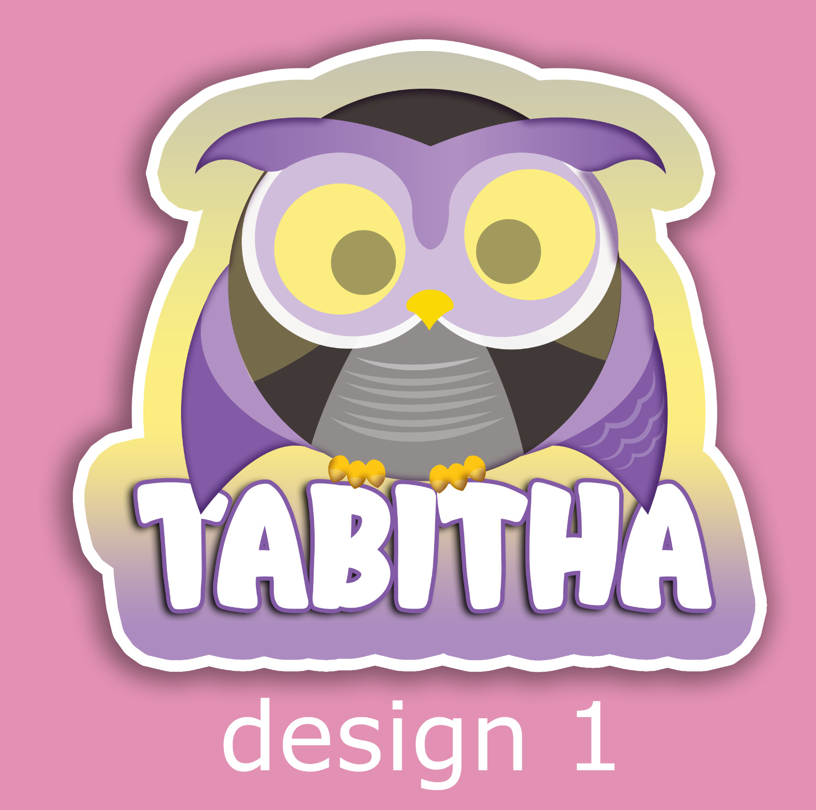 Owl Personalized Name 3" Vinyl Stickers