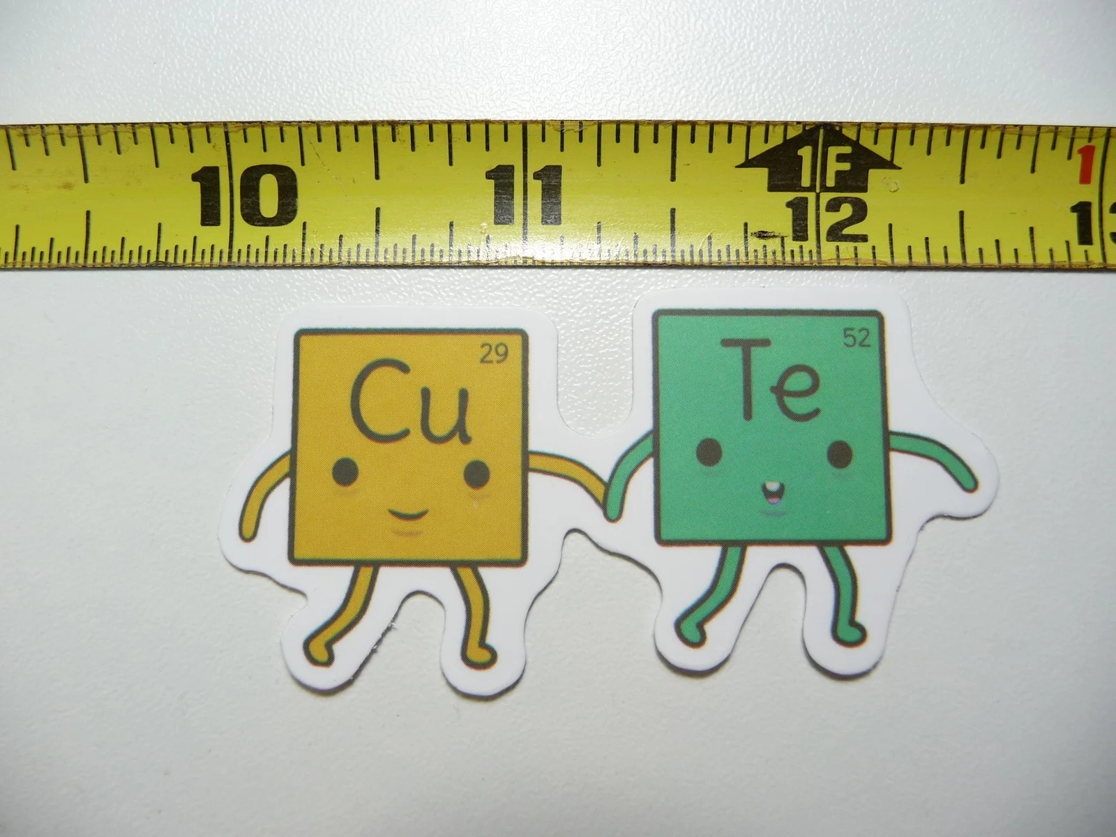 PERIODIC CHART CHEMISTRY SMALL STICKER DECAL SCHOOL TEACHER PROFESSOR