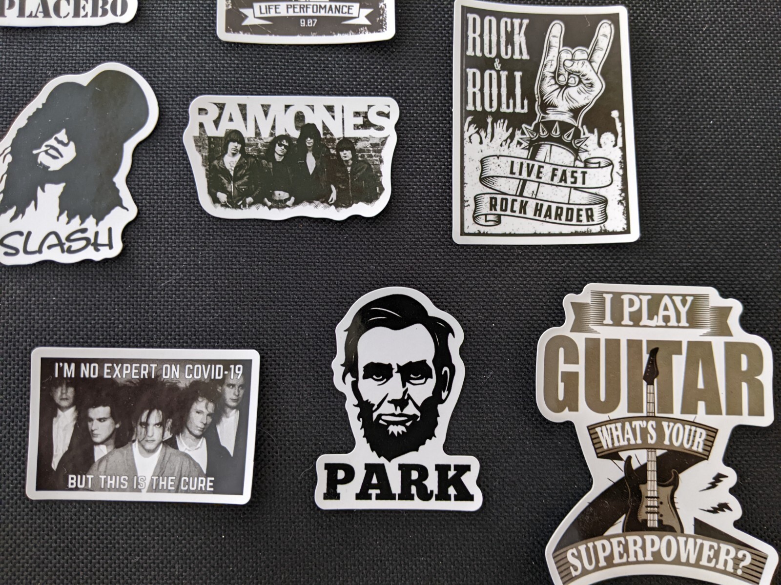 Ramones, Linkin Park, Heavy Metal, Rock N Roll, Punk, Slash & More 12 Decal Lot