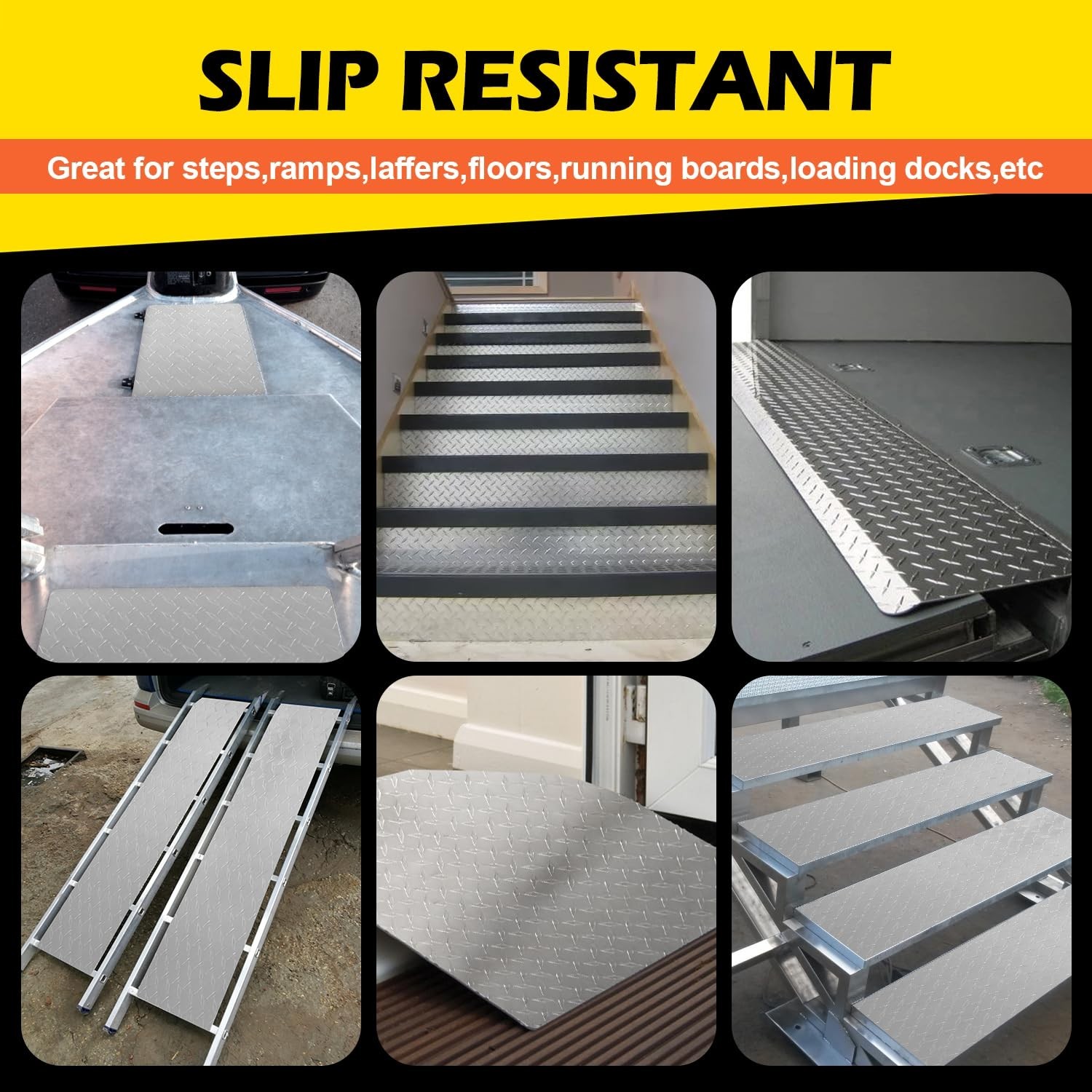 Diamond Plate Aluminum Sheet – 3003 H22, 17GA 0.045" Thick, Heavy-Duty Alumin…