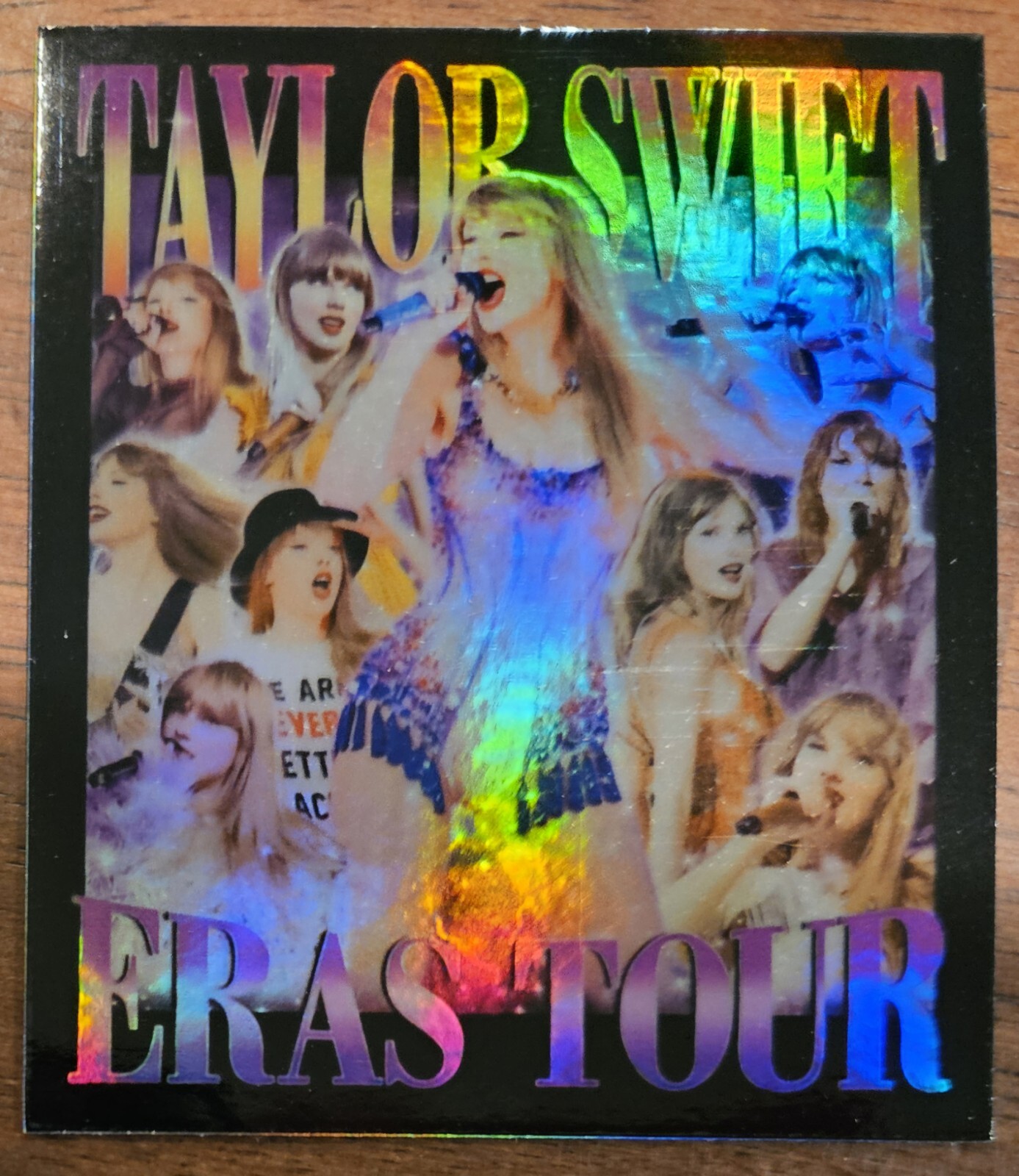 Taylor Swift Holographic Sticker Eras Tour 2.5"x3.5" Weatherproof