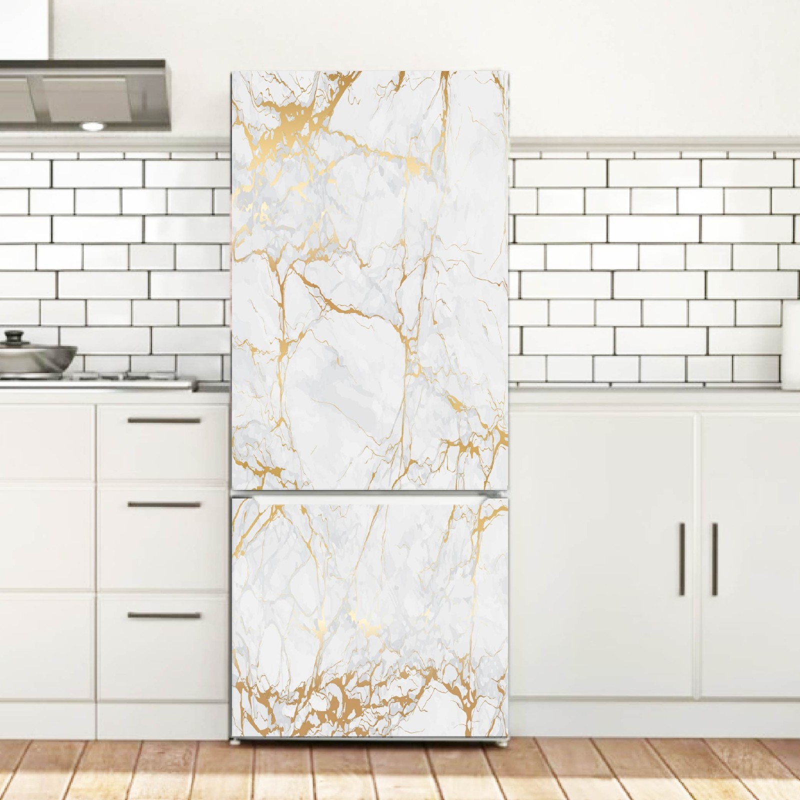 Fridge Appliance Vinyl Wrap Peel Stick Cover 32" x 78.7" (81x200cm)