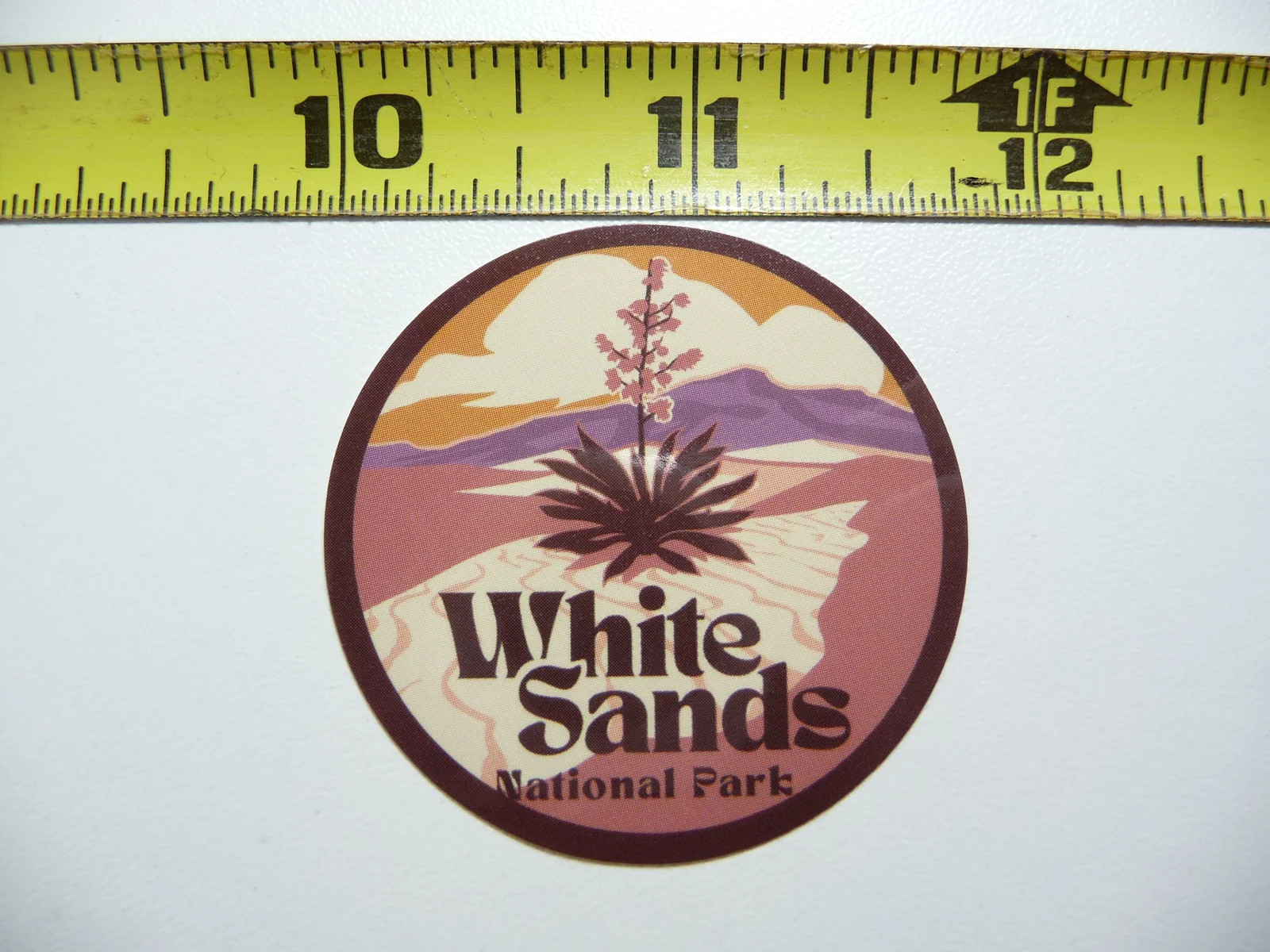 WHITE SANDS NATIONAL PARK SMALL STICKER DECAL NPS SYSTEM GLOSSY VACATION