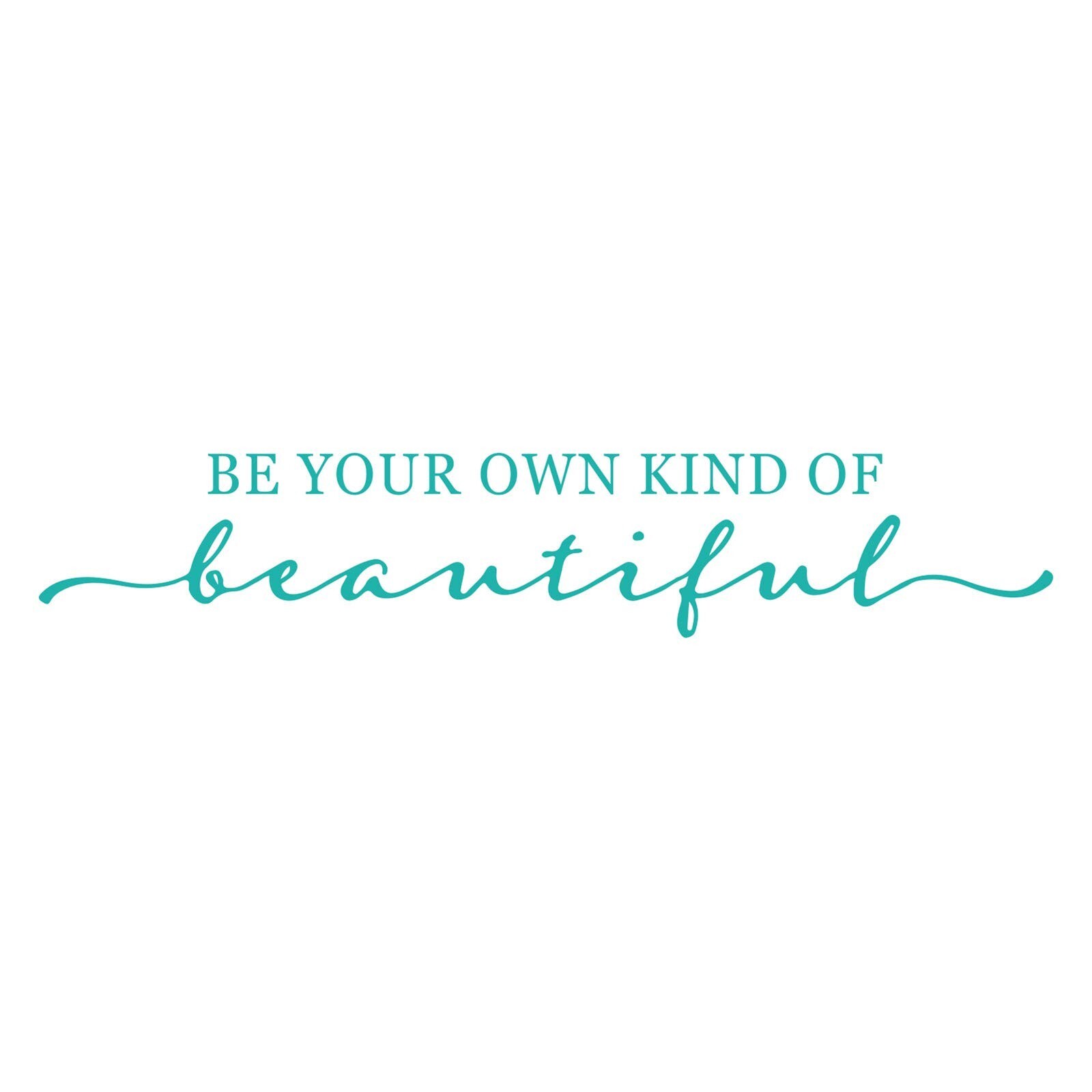 Wall Decal – Turquoise Decor – Inspirational Quote. for Girls Rooms, Bedroom,…