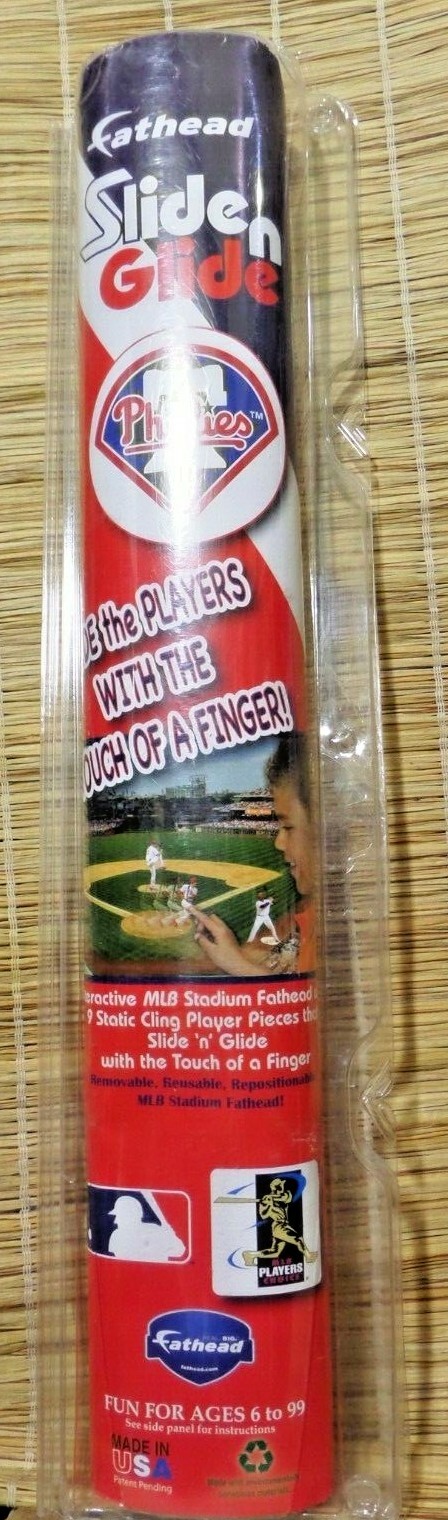 Fathead Slide N' Glide Phillies Interactive MLB Stadium Cling Player~ 9 Pieces
