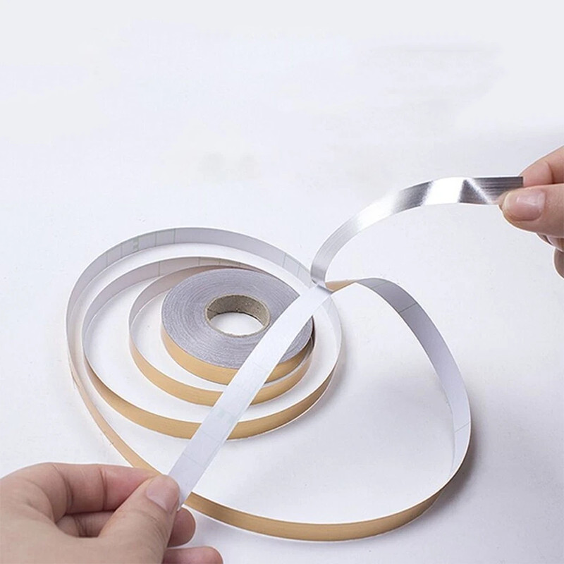 Self-Adhesive Decor Brushed Tape Sticker Wall Floor Gap Sealing Strip Waterproof