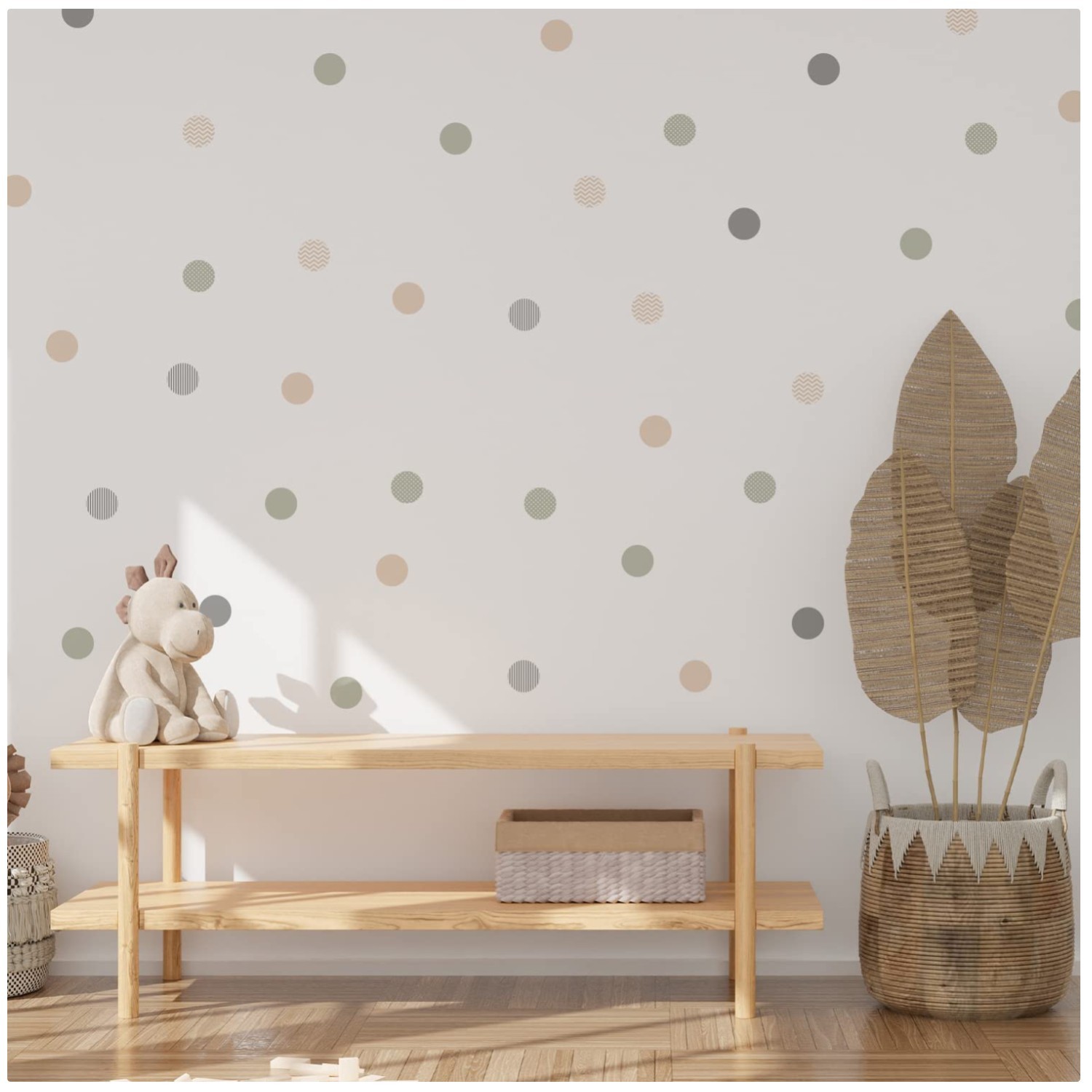 Bohemian Heart Wall Stickers – Removable Vinyl Decals