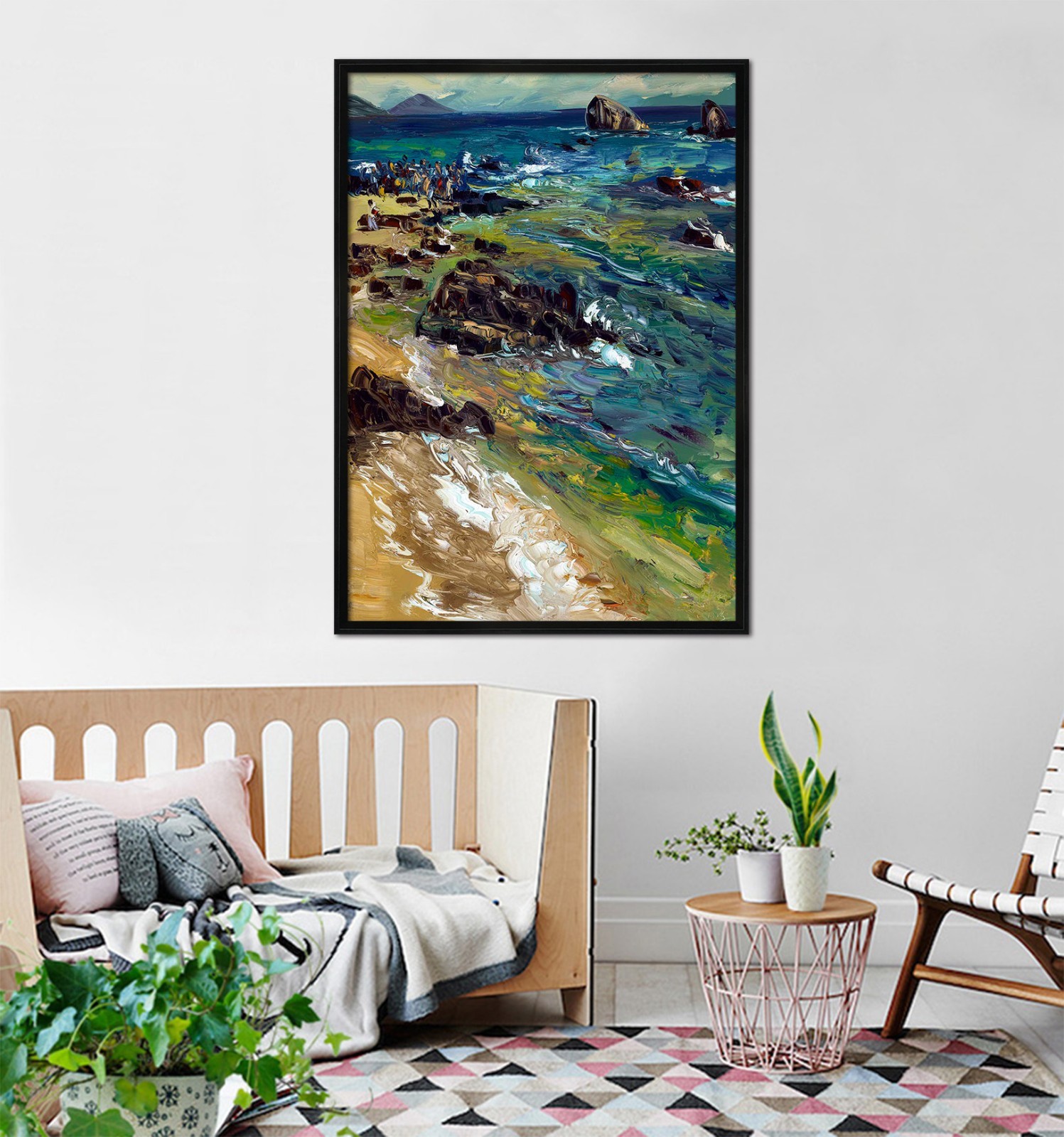 3D River Stone View 565 Fake Framed Poster Home Decor Print Painting Unique Art