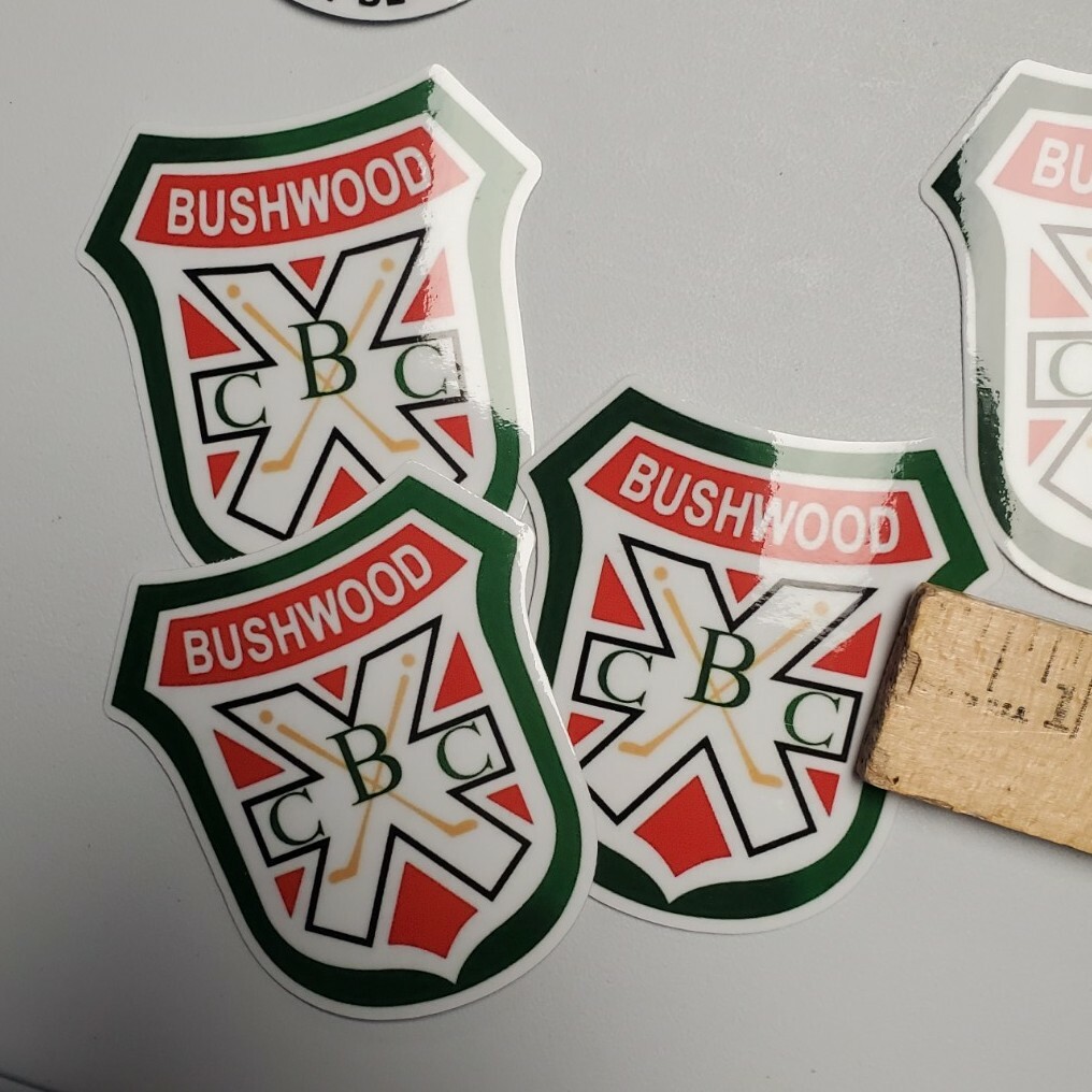 BUSHWOOD COUNTRY CLUB CADDYSHACK Stickers Lot of 3 WORLDWIDE 🌐 SHIPPING