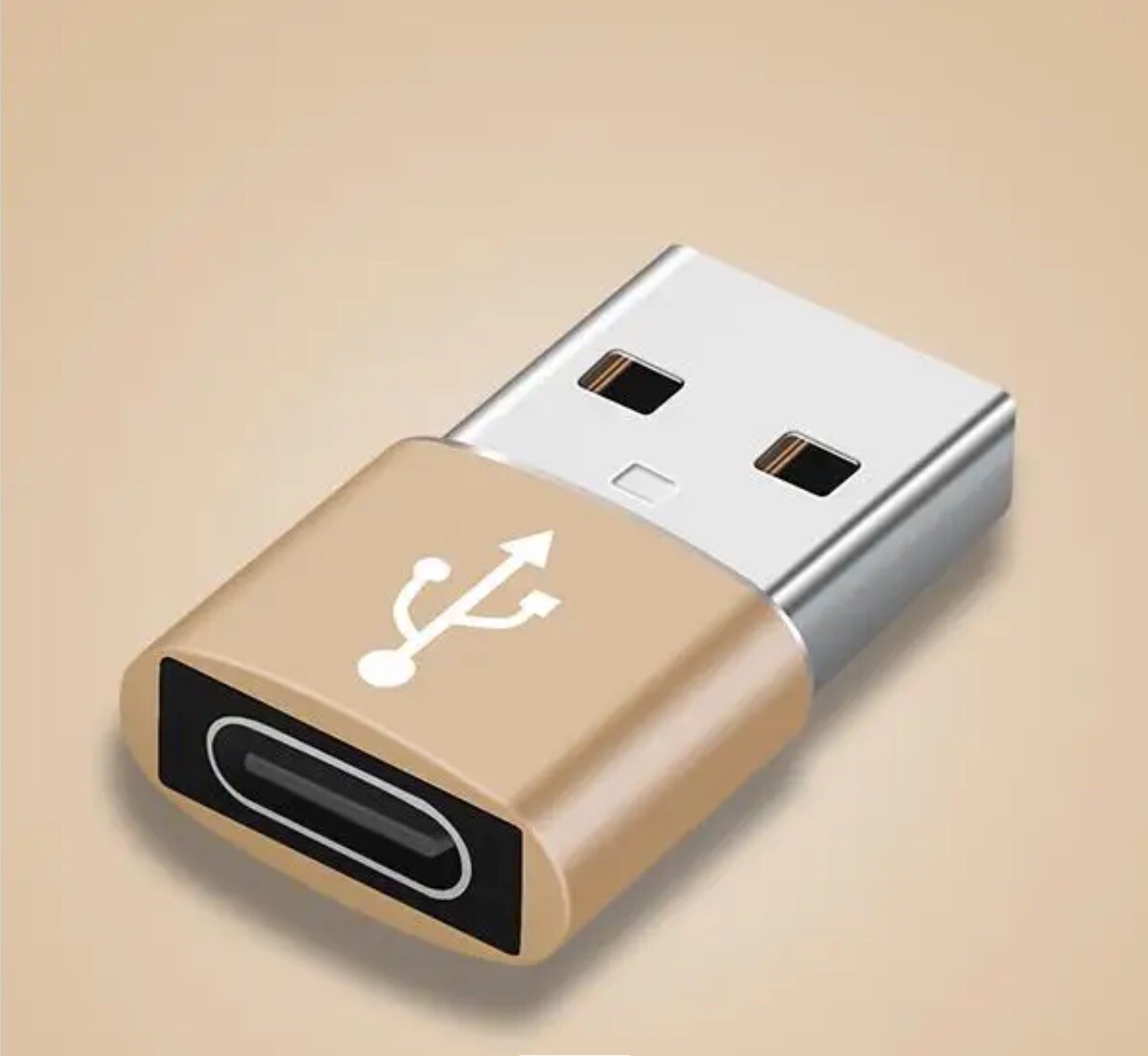 2 Pack Gold USB C 3.1 Type C Female USB 3.0 Type A Male Port Converter Adapter