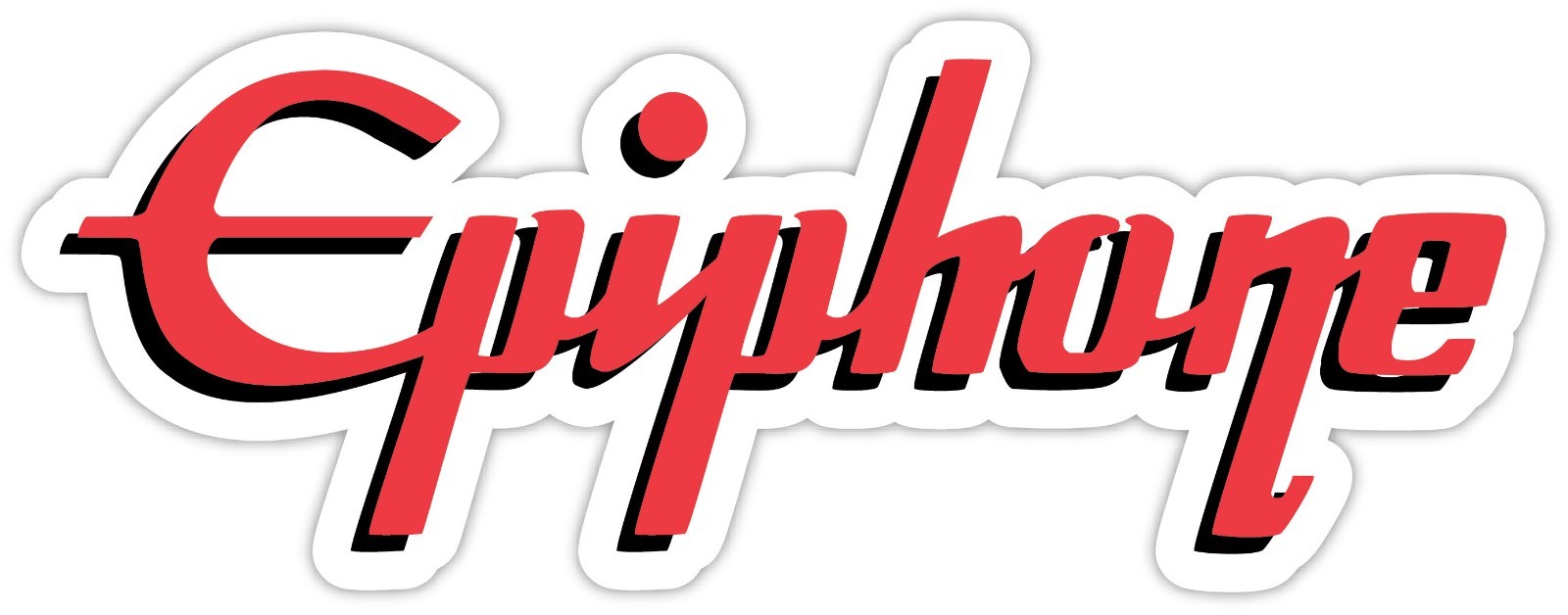 Epiphone Sticker Decal *3 SIZES* Guitar Vinyl Bumper Window Wall Car
