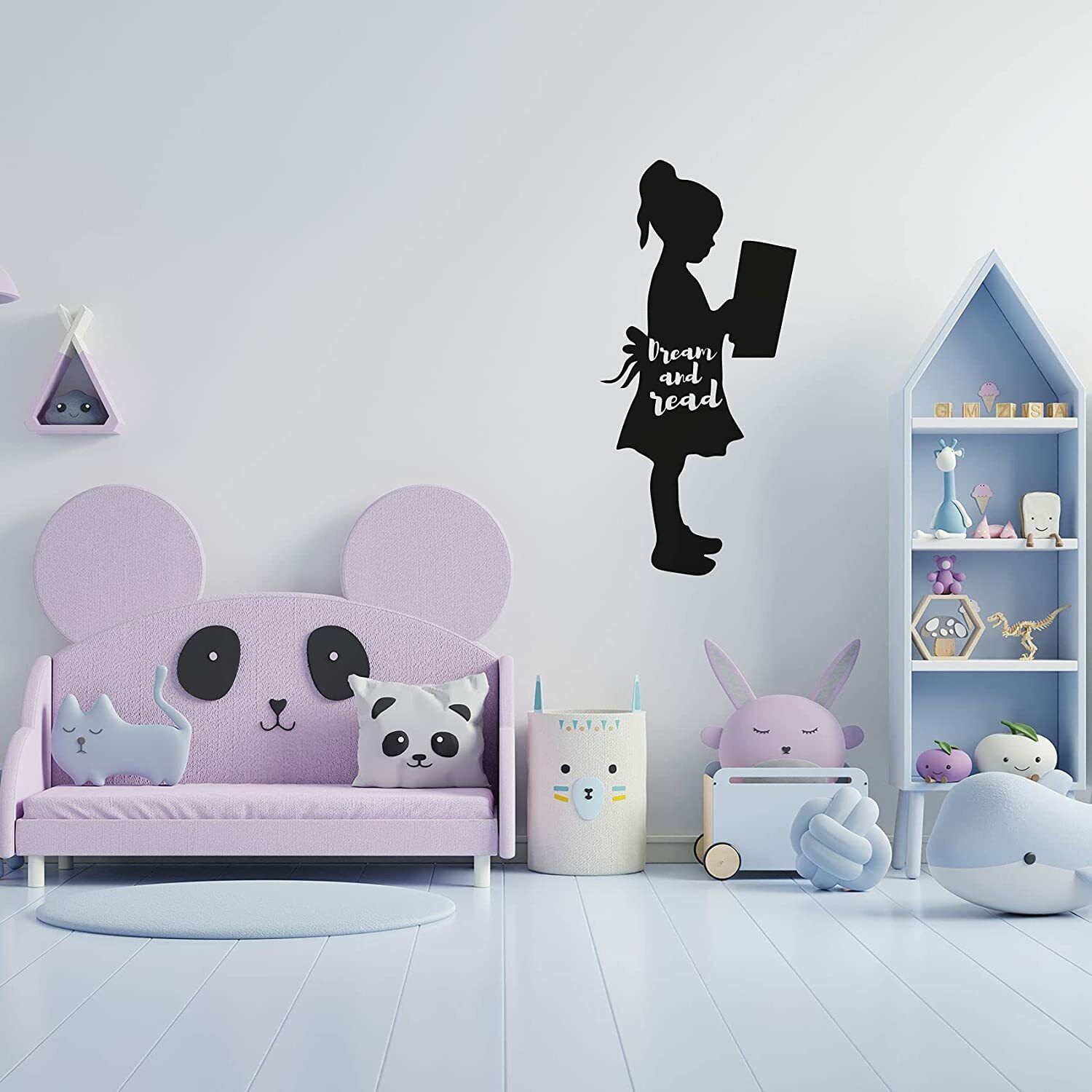 Dream And Read Quote Vinyl Design Wall Art Decal Boys Girl Kid Rooms Decor