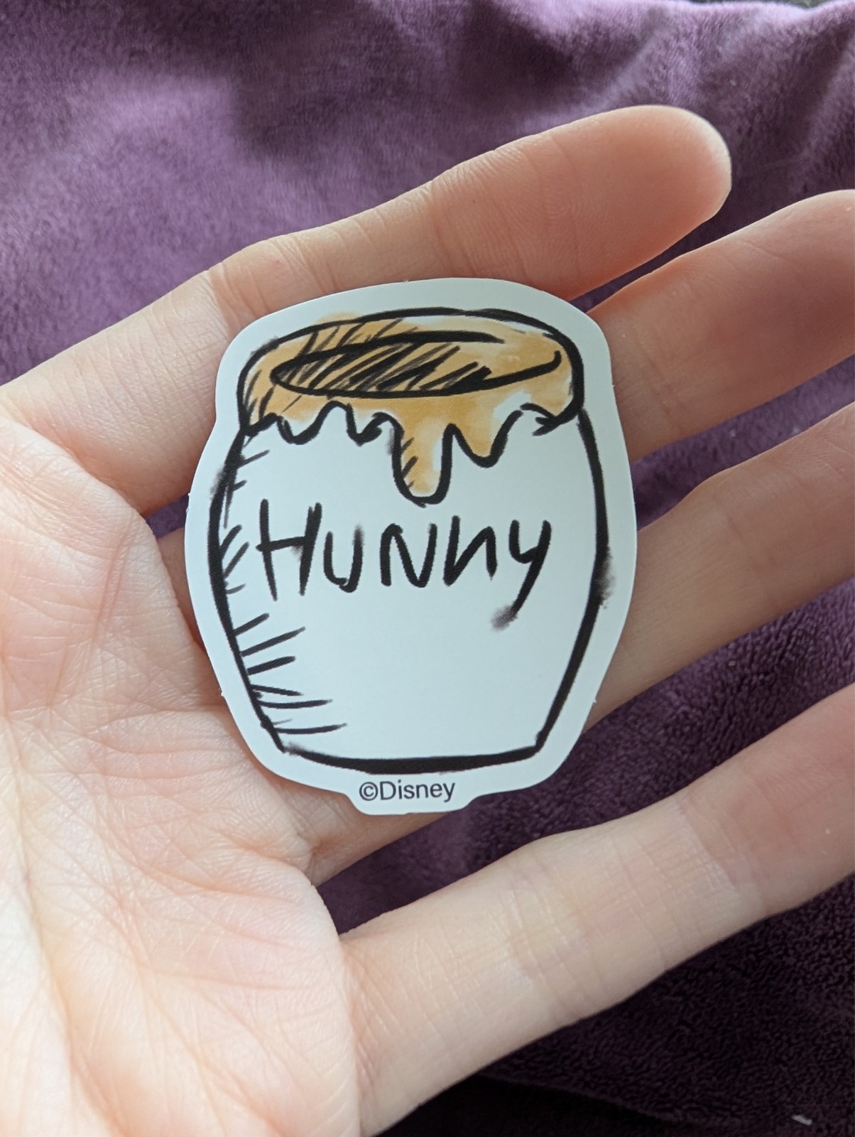 Winnie the Pooh Sticker | Whimsical Cartoon Vinyl, Honey, Hunny