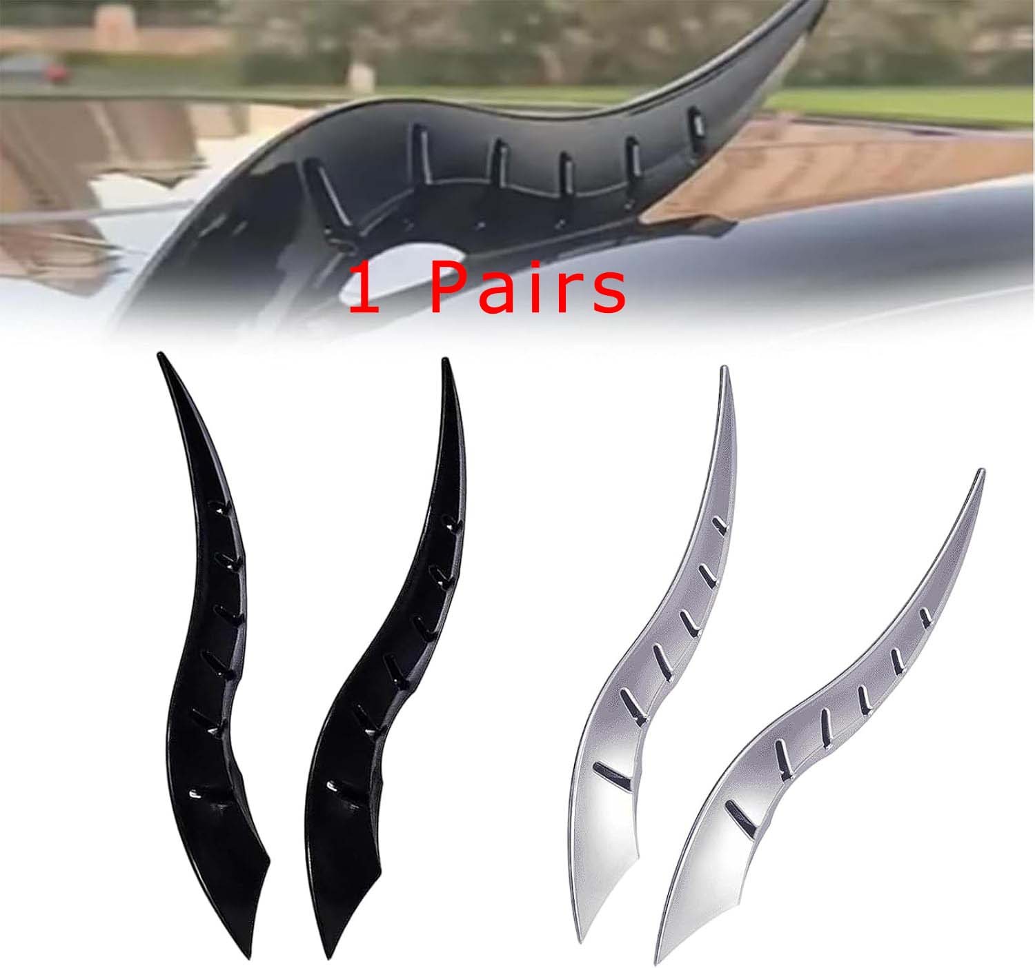 Fashionable Elegant Chic Bold Impressive 3D Dragon Horn Roof Decoration for Cars