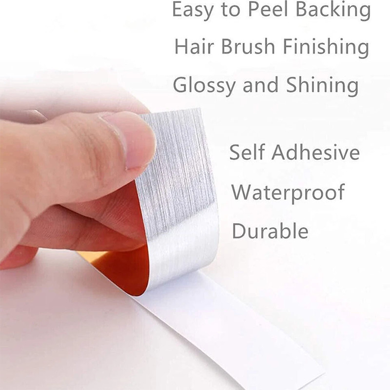 Self-Adhesive Decor Brushed Tape Sticker Wall Floor Gap Sealing Strip Waterproof