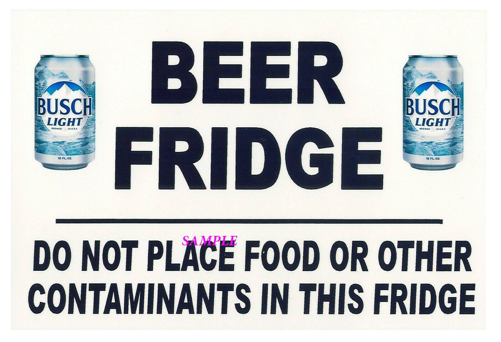 BUSCH LIGHT BEER CANS REFRIGERATOR MAGNET MAN CAVE CHRISTMAS GIFT MAN CAVE FUNNY