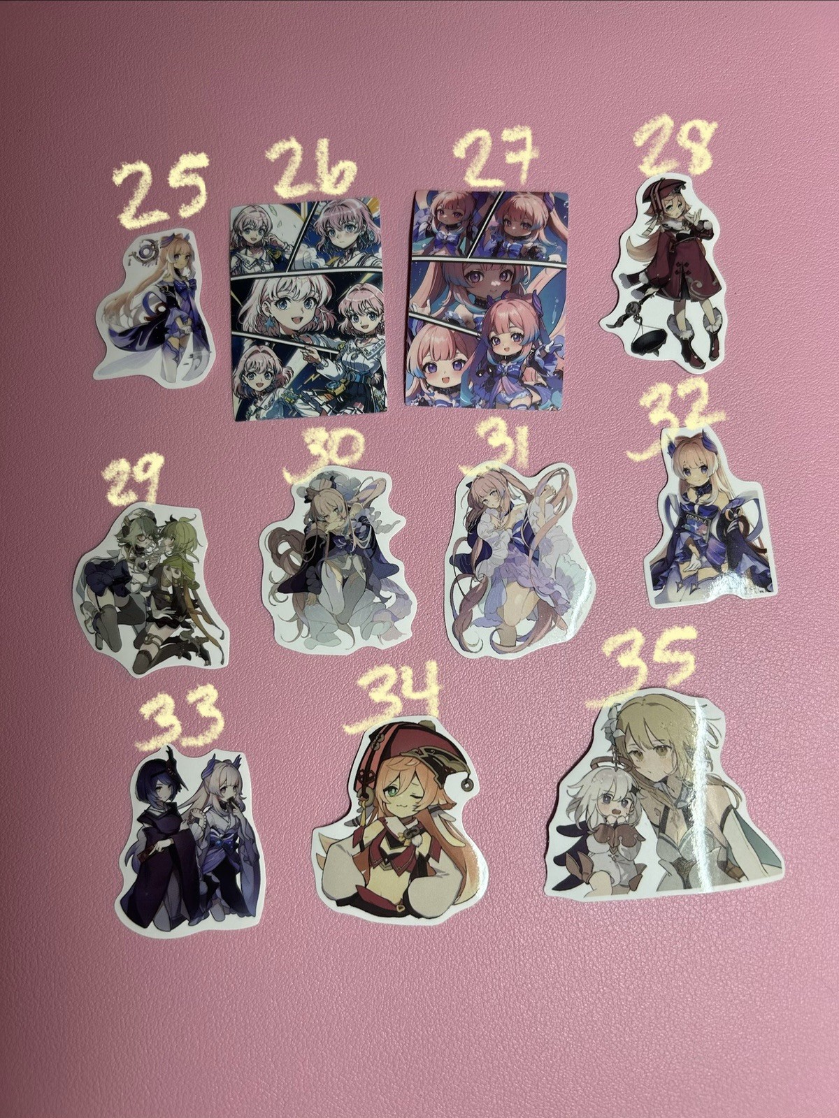 Genshin Impact Anime Stickers – 15