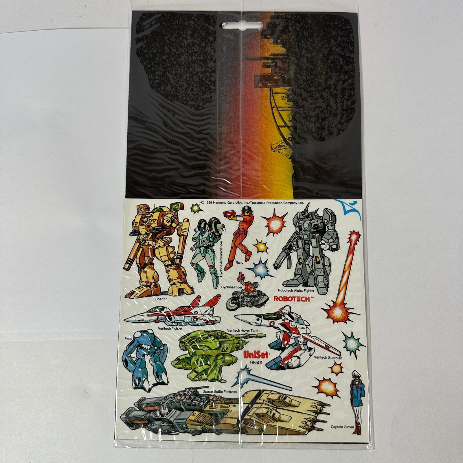 Vintage 1985 Press & Peel Robotech Vinyl Sticker Set Brand New