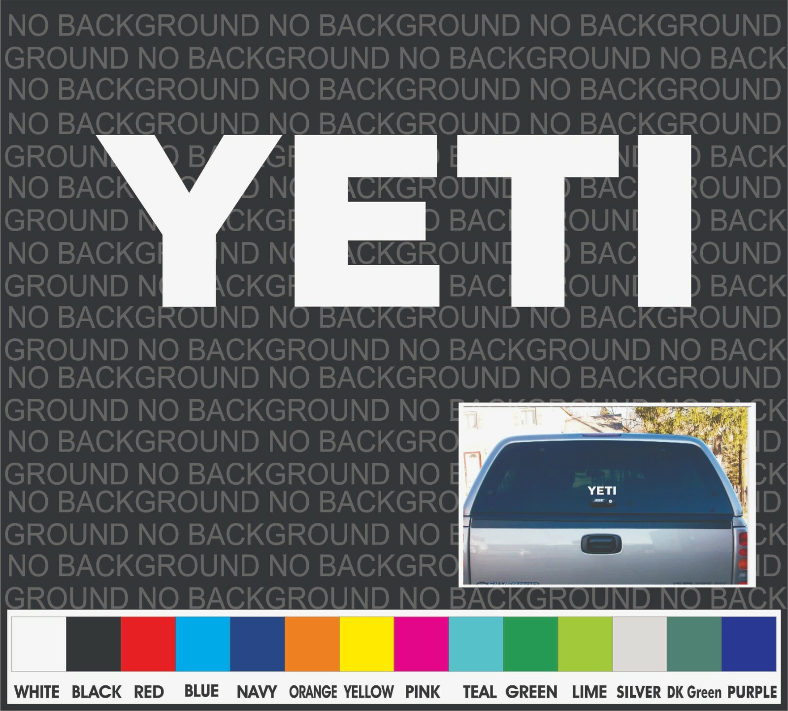 YETI whitetail Deer Hunting Boat Cooler Car Truck Window Decal Sticker Laptop 7