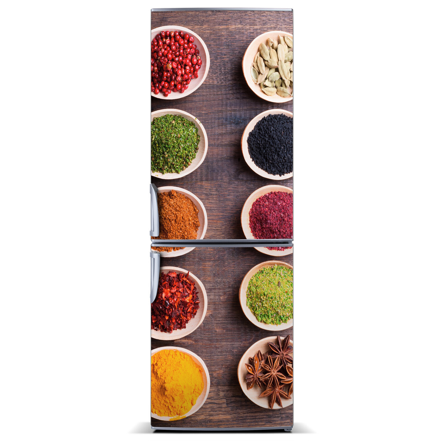 3D Home Refrigerator Wall Self Adhesive Removable Sticker Decal Food Spices