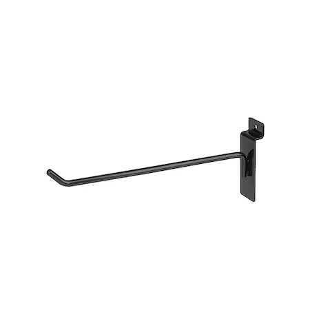 Econoco Ebl/H8 Semi-Gloss Hook 8", Black, 96Pk