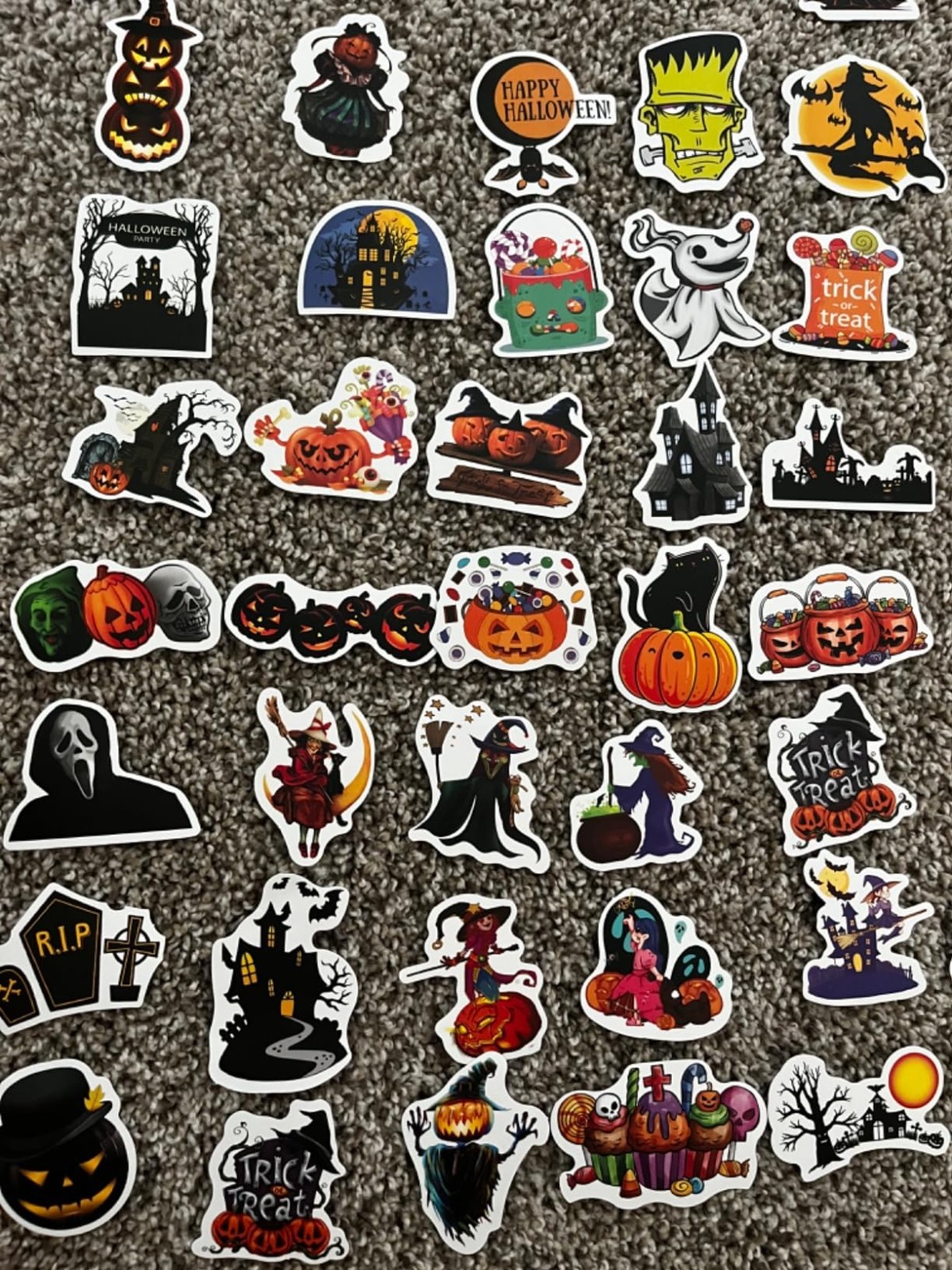 Halloween Mix Sticker Lot 100 Stickers Horror Kids To Adults Something For All!
