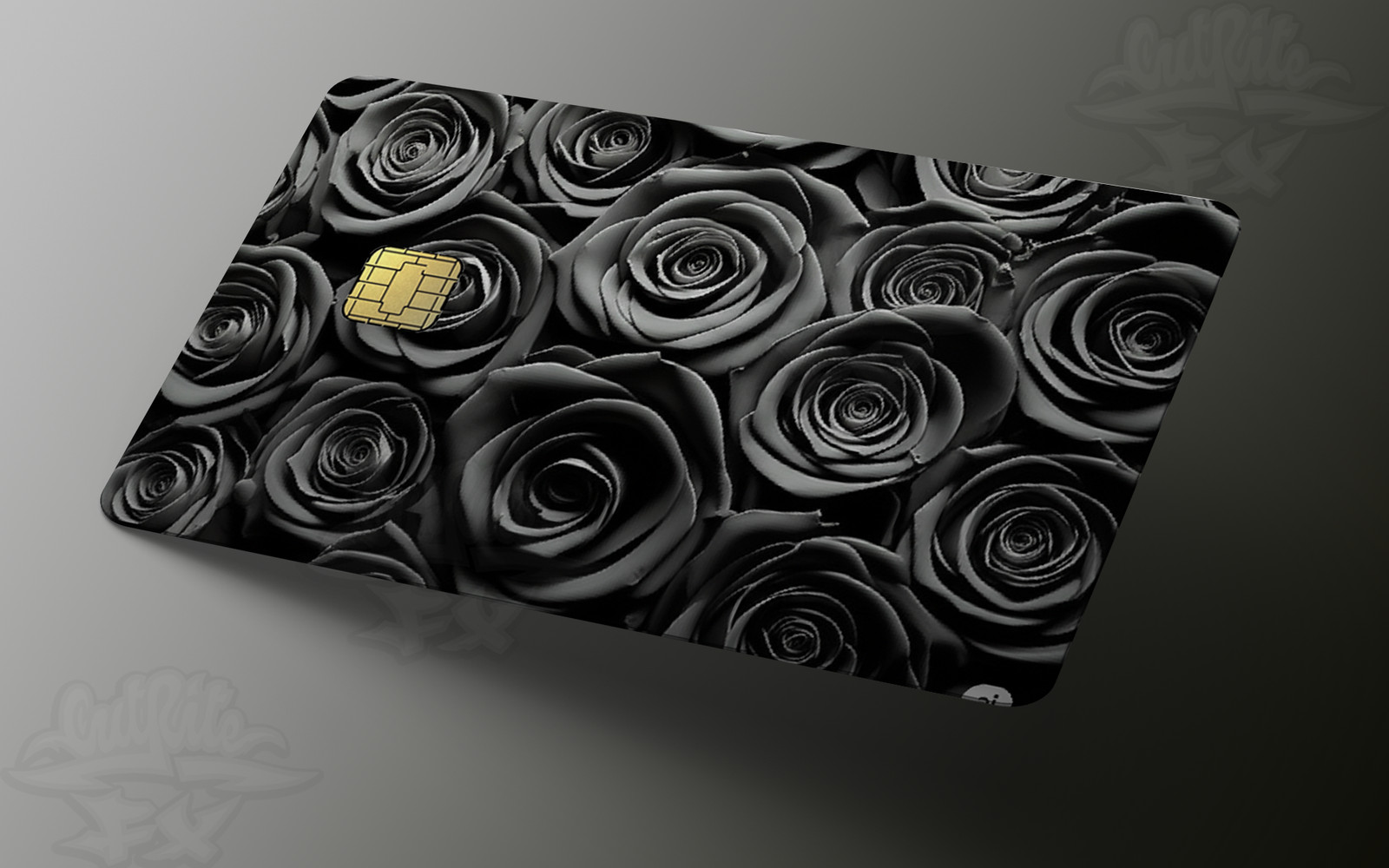 Black Roses Credit Card Skin