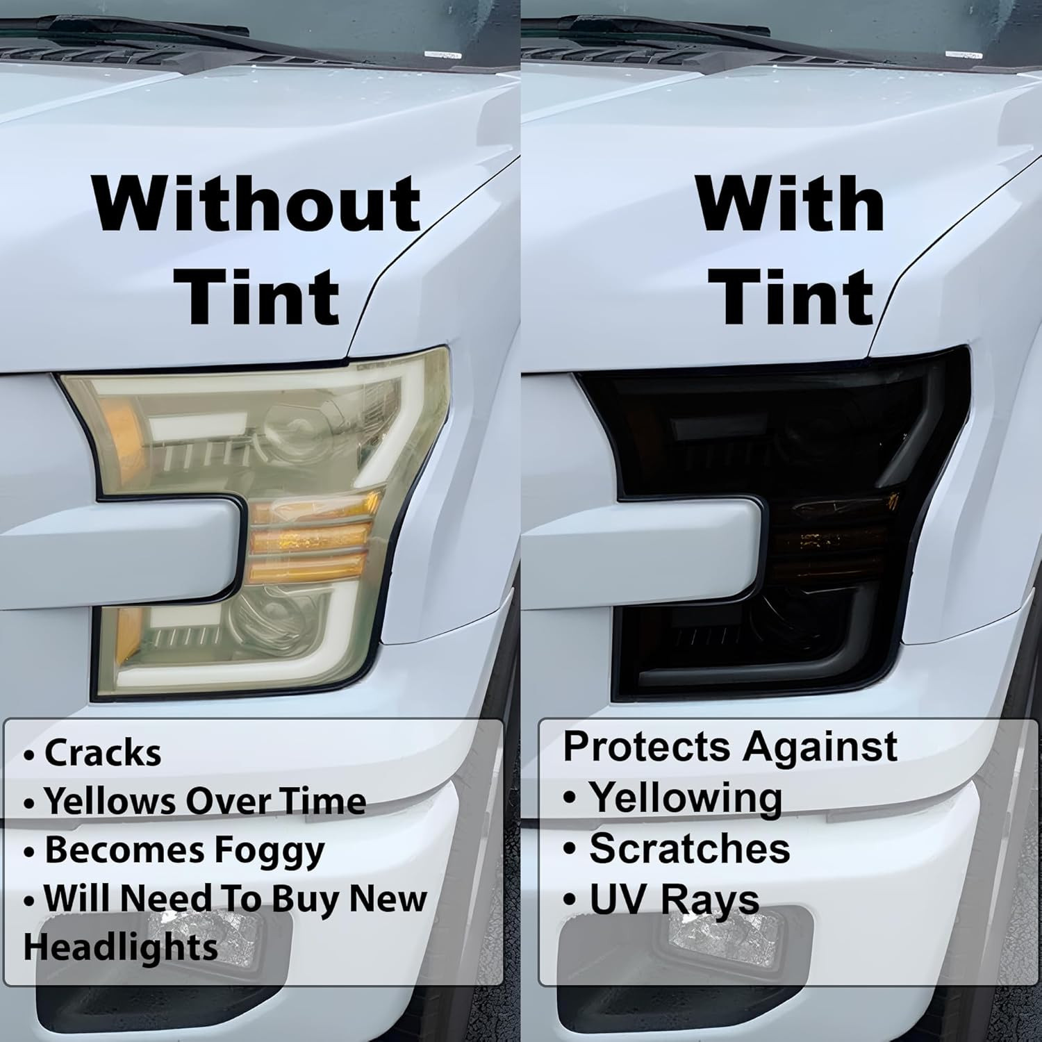 Dark Smoke Headlight & Taillight Tint Film Kit for Honda HR-V 2023-2025