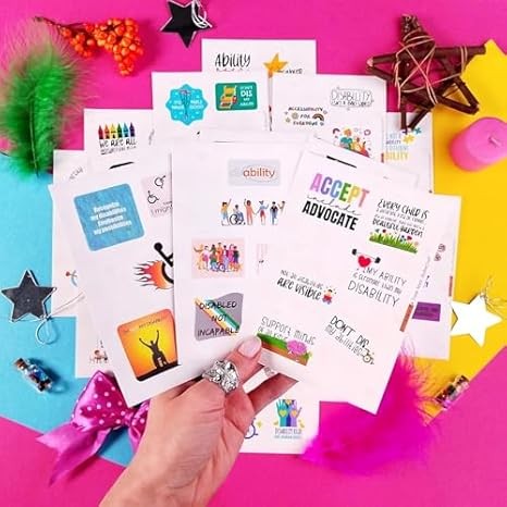 BulbaCraft Disability Stickers – Waterproof Vinyl Decals for Pride & Gifts