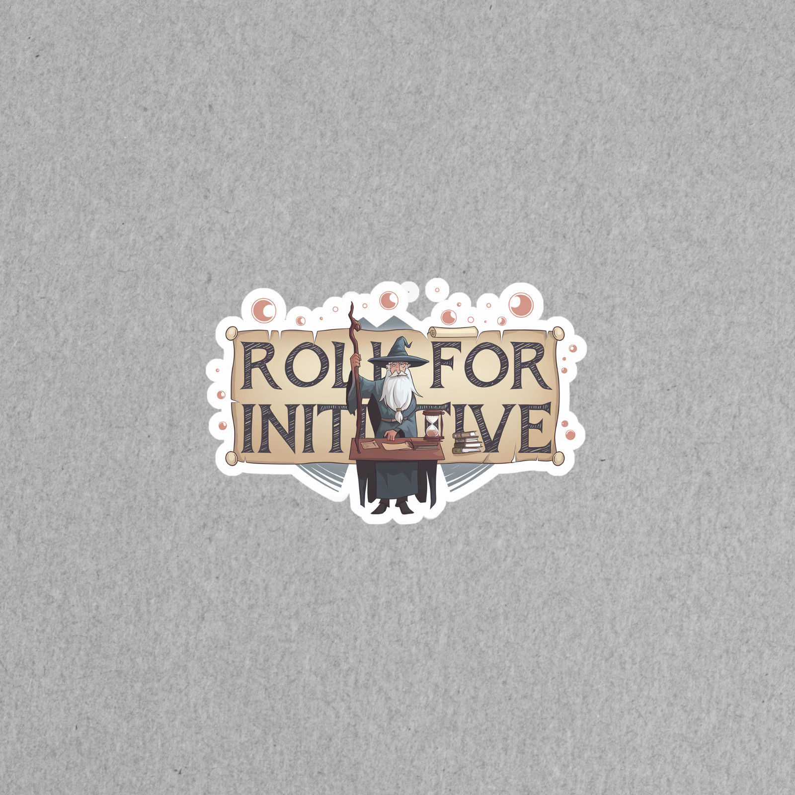 Roll for Initiative D&D Inspired Tabletop RPG Gaming Sticker #5884