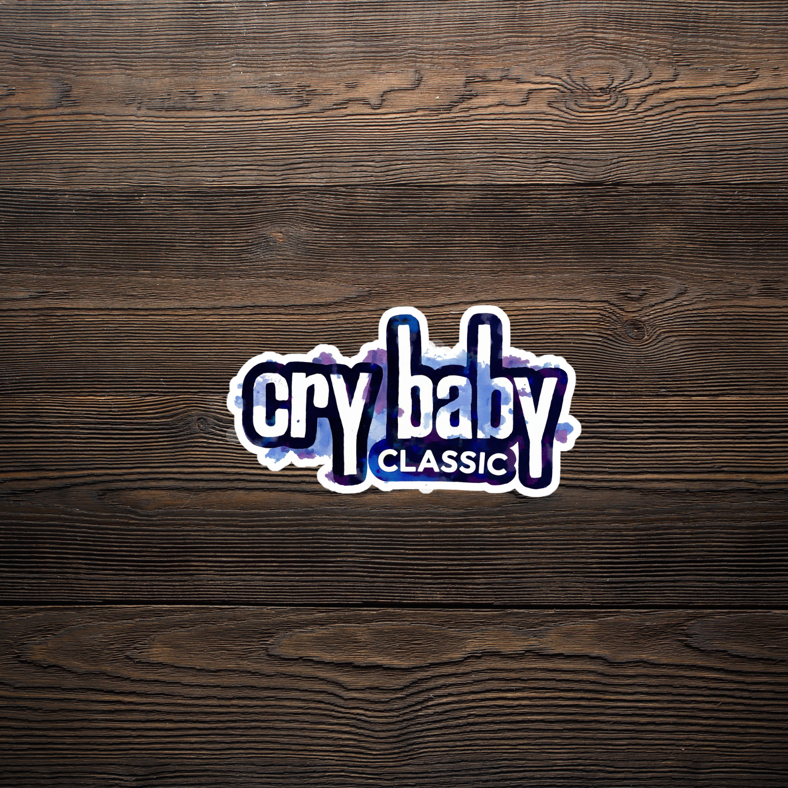 Cry Baby Classic Retro Sticker – Vintage Grunge Style Aesthetic Decal #739