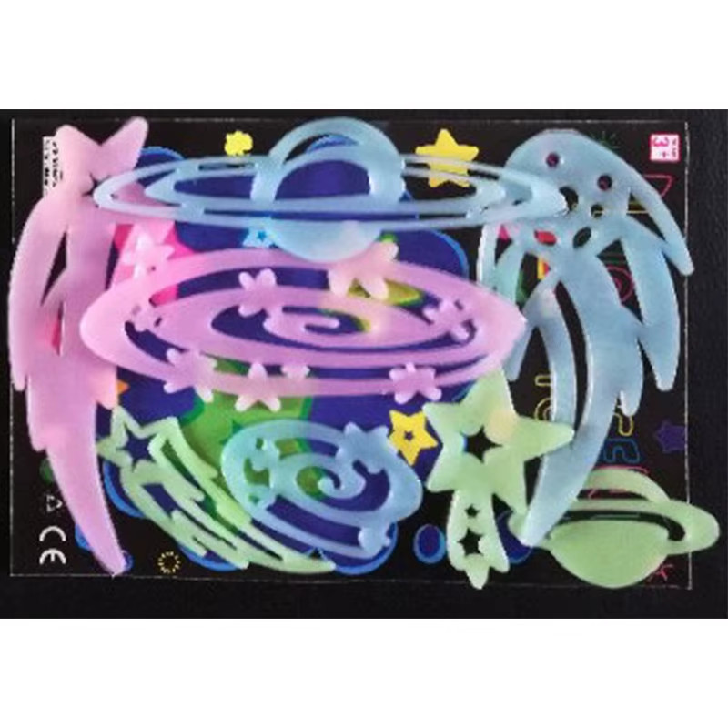 Luminous Cartoon Butterfly Stars Wall Stickers for Kids Room Bedroom Decor Glow