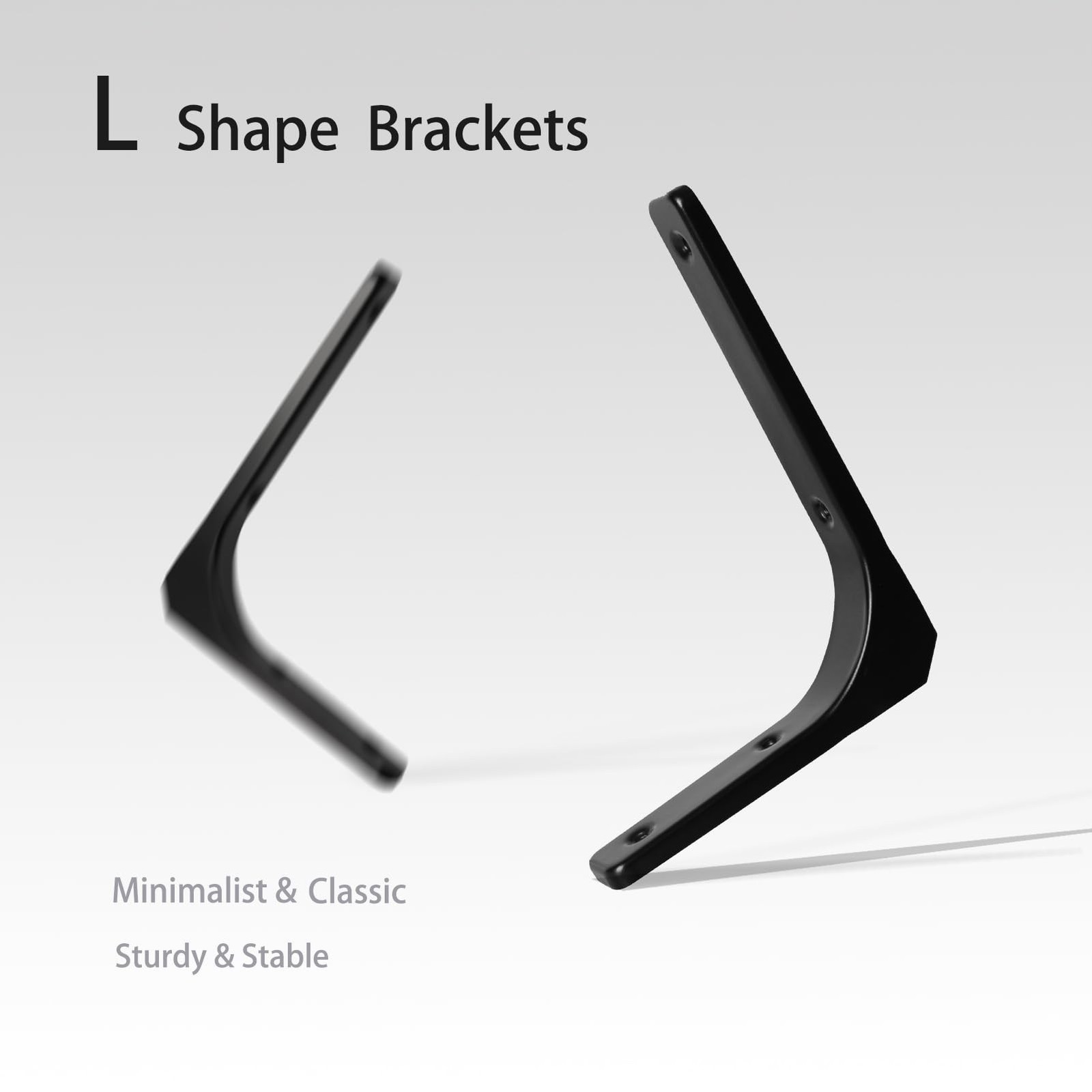 DINZI LVJ Long Wall Shelves, 55.1Inch Wall Mounted Shelves Set of 2, Extra La…