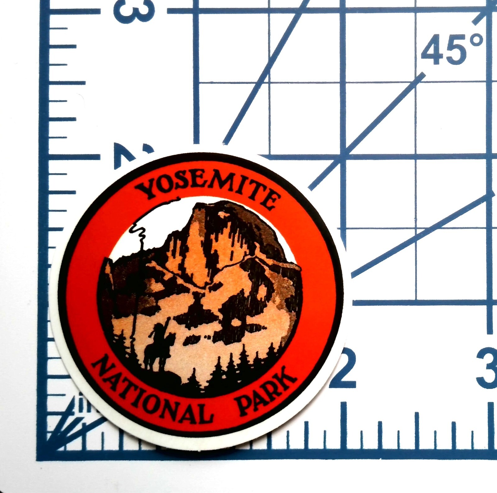 Yosemite National Park Sticker Vinyl Die Cut Scrapbook Journal Travel Laptop